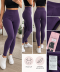 Leggings Push Up Roxas de Cintura Alta – Tamanho L – Novos