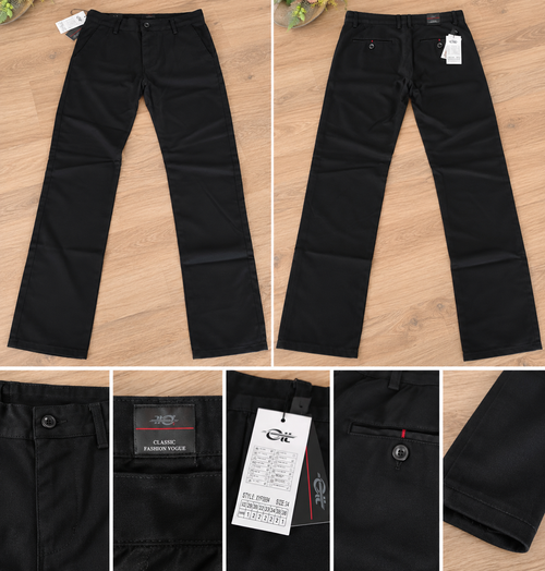 Calças Chino de Homem Pretas – Novas com Etiqueta