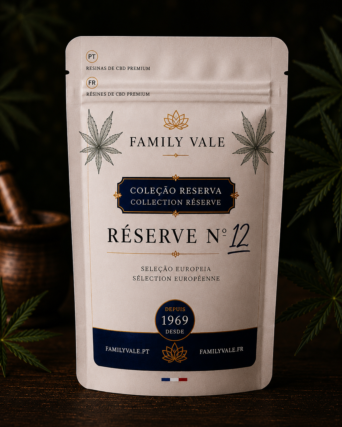 Réserve N°12 Hash Glacé THCX — Embalagem Family Vale