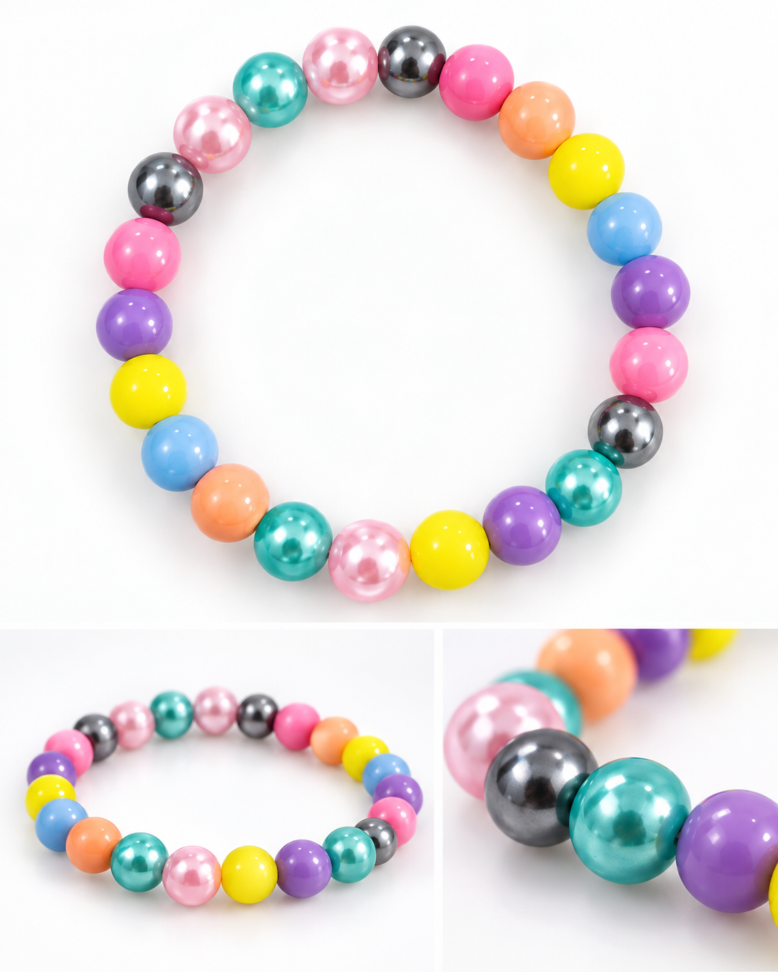 Pulseira artesanal para adulto – Modelo único feito à mão