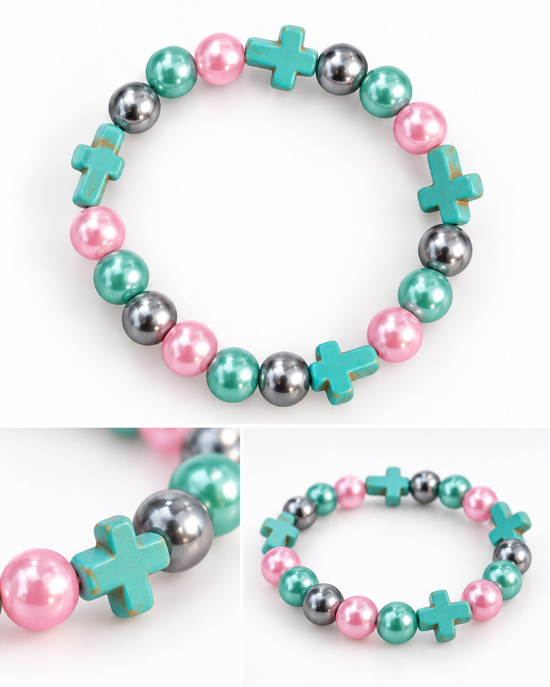 Pulseira artesanal para adulto – Modelo único feito à mão