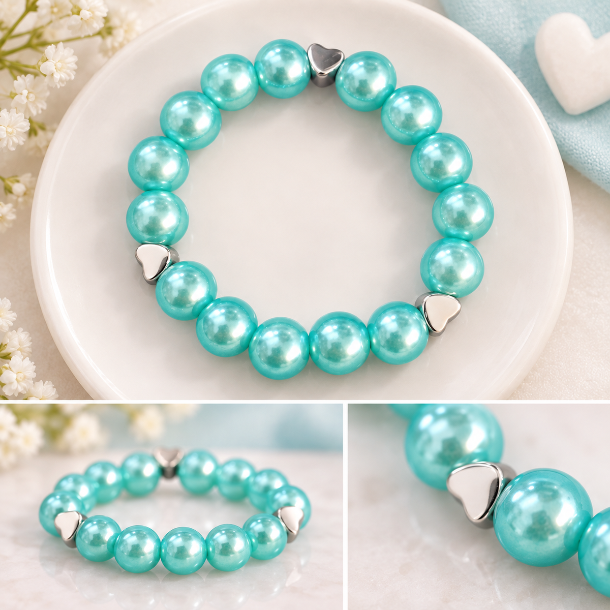 Pulseira artesanal infantil – Modelo único feito à mão