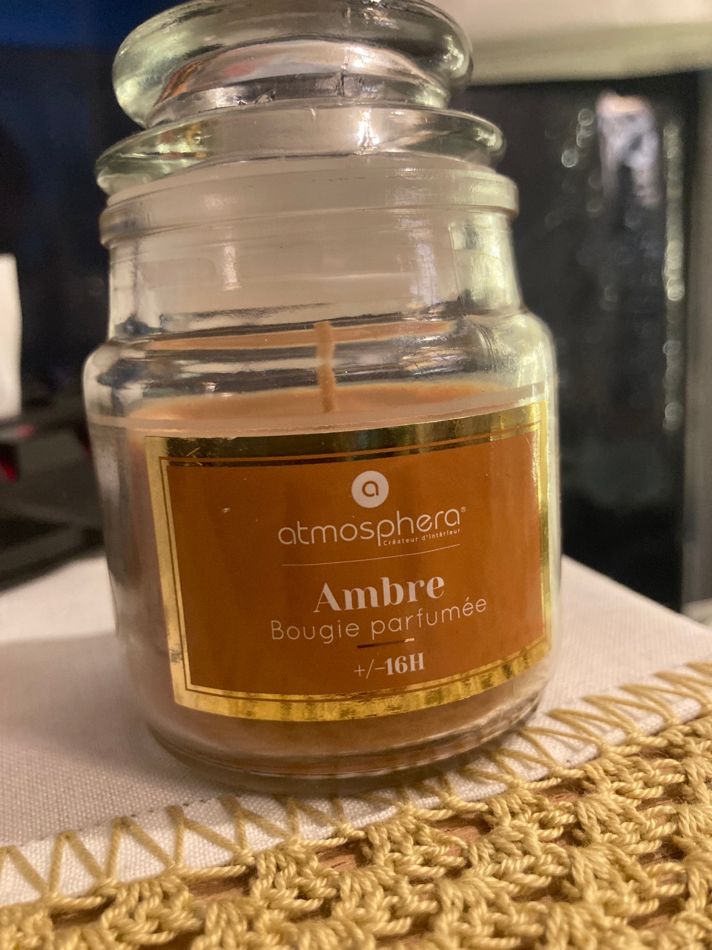 Scented Candle in Glass Jar – Vanilla