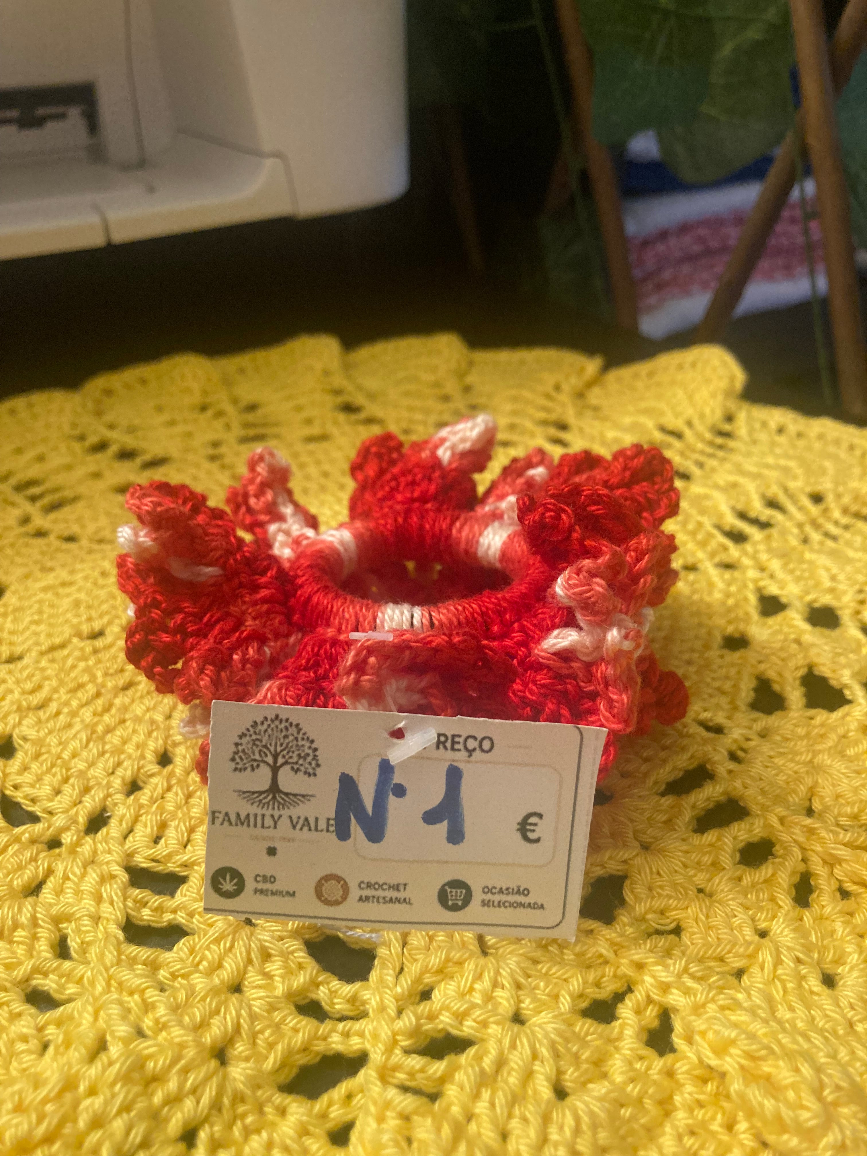 Chouchou de Crochet Artesanal – Adolescentes & Mulher