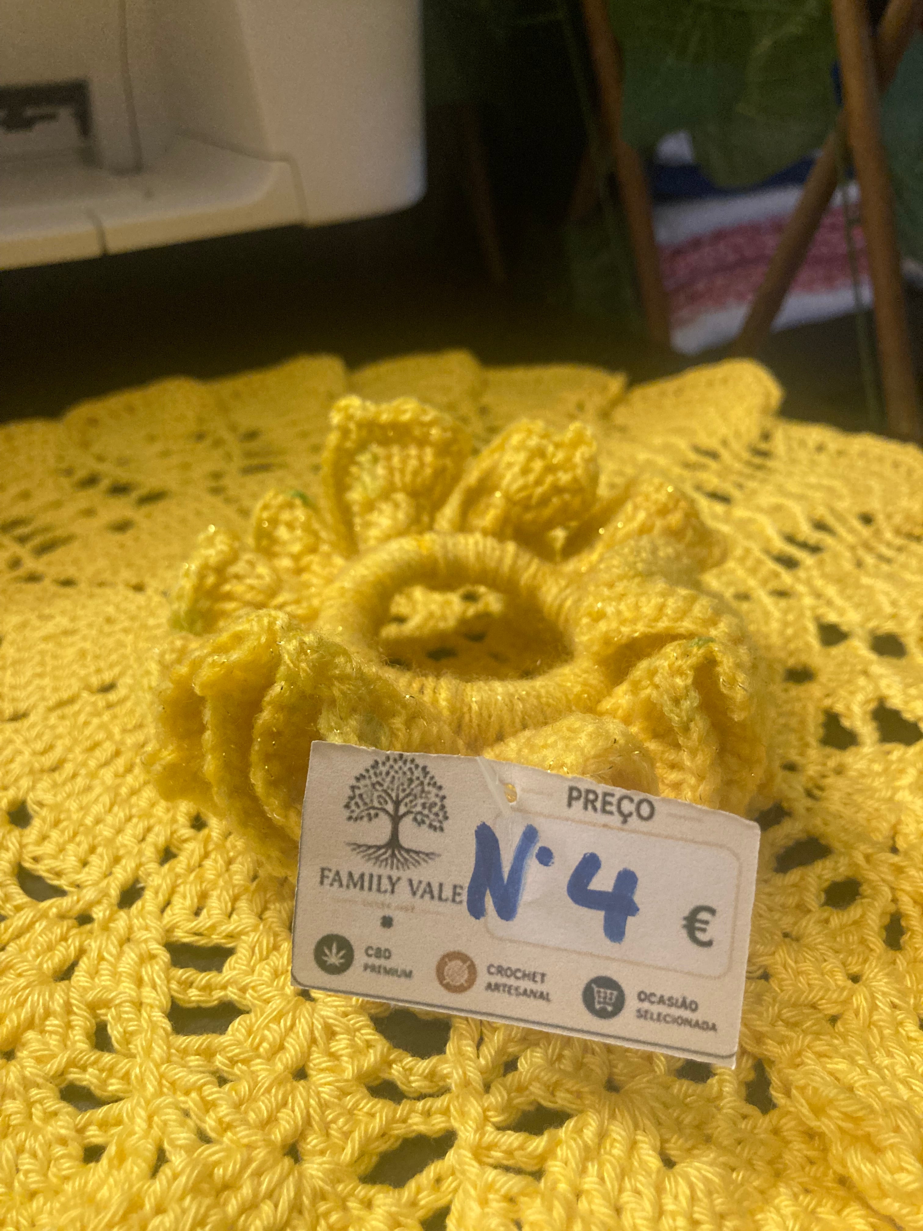 Chouchou de Crochet Artesanal – Adolescentes & Mulher