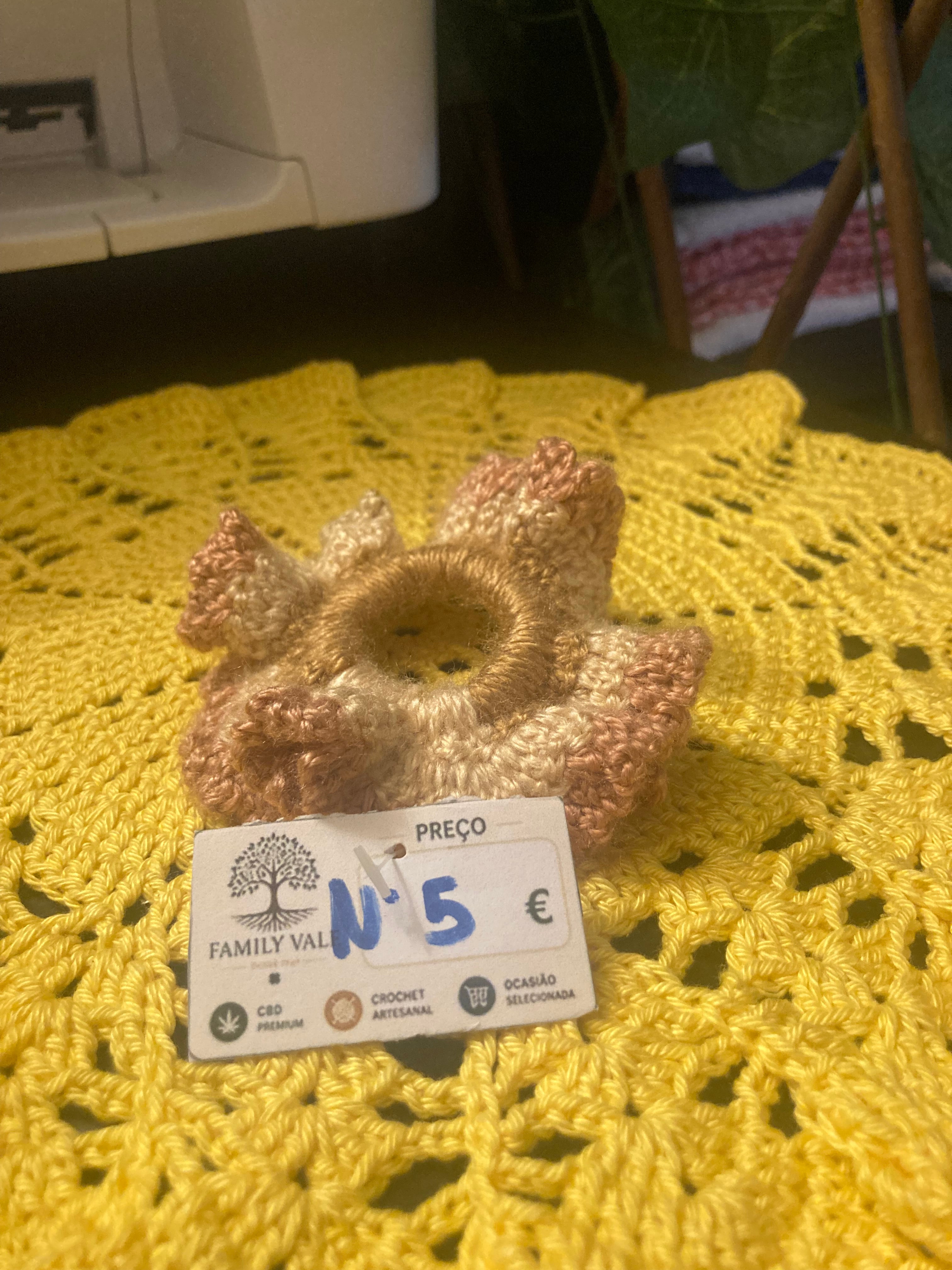 Chouchou de Crochet Artesanal – Adolescentes & Mulher
