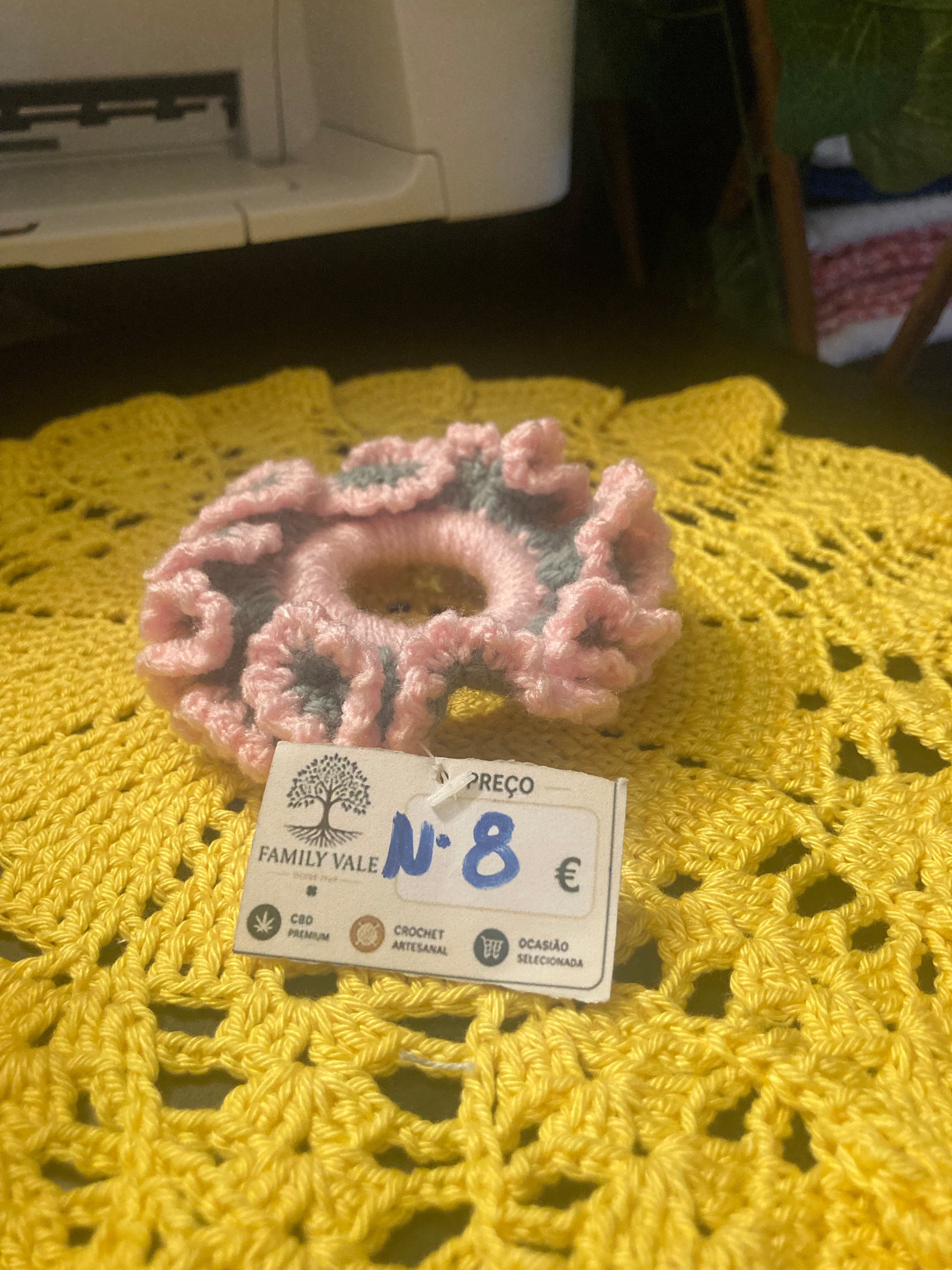 Chouchou de Crochet Artesanal – Adolescentes & Mulher