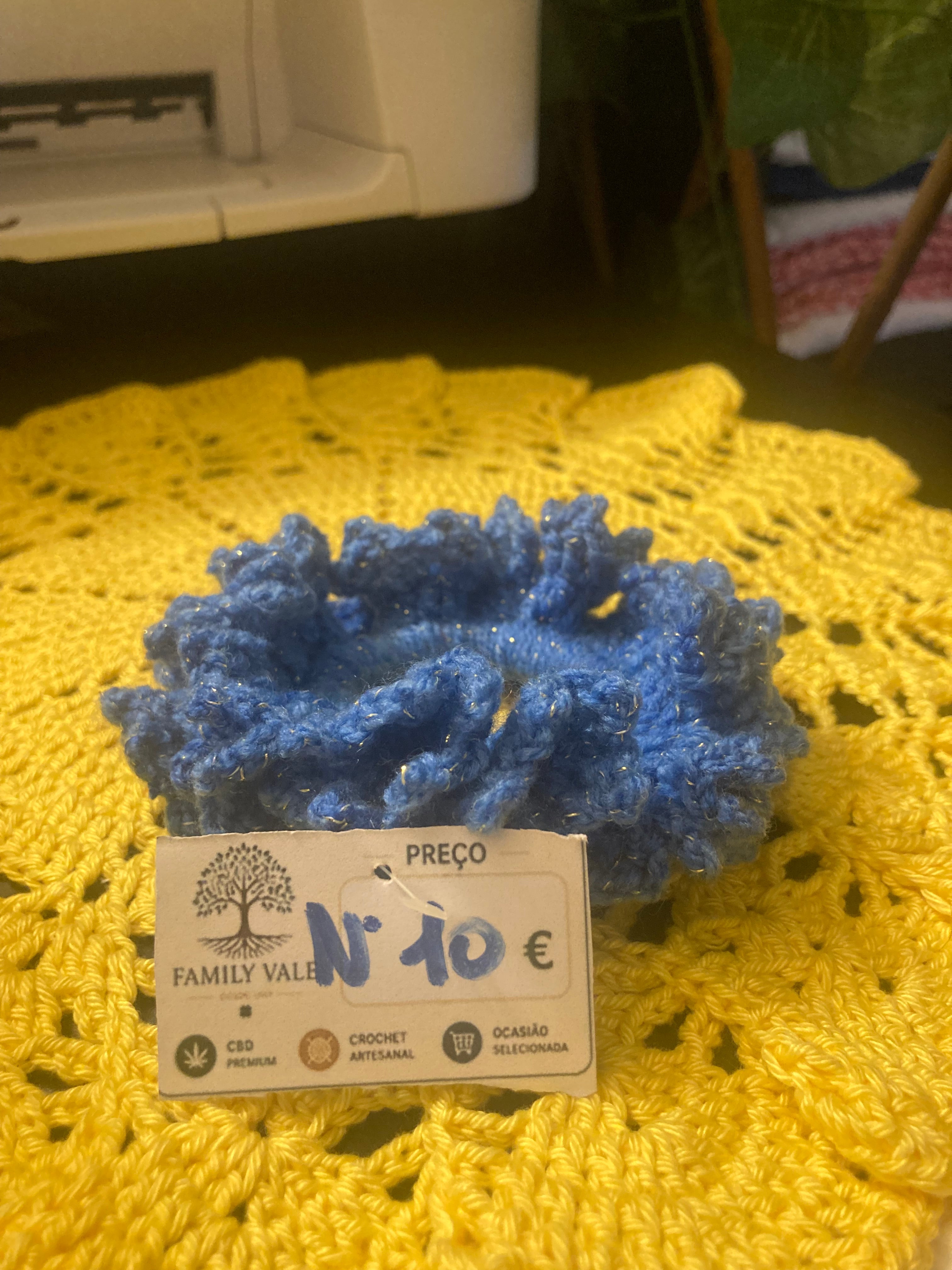 Chouchou de Crochet Artesanal – Adolescentes & Mulher
