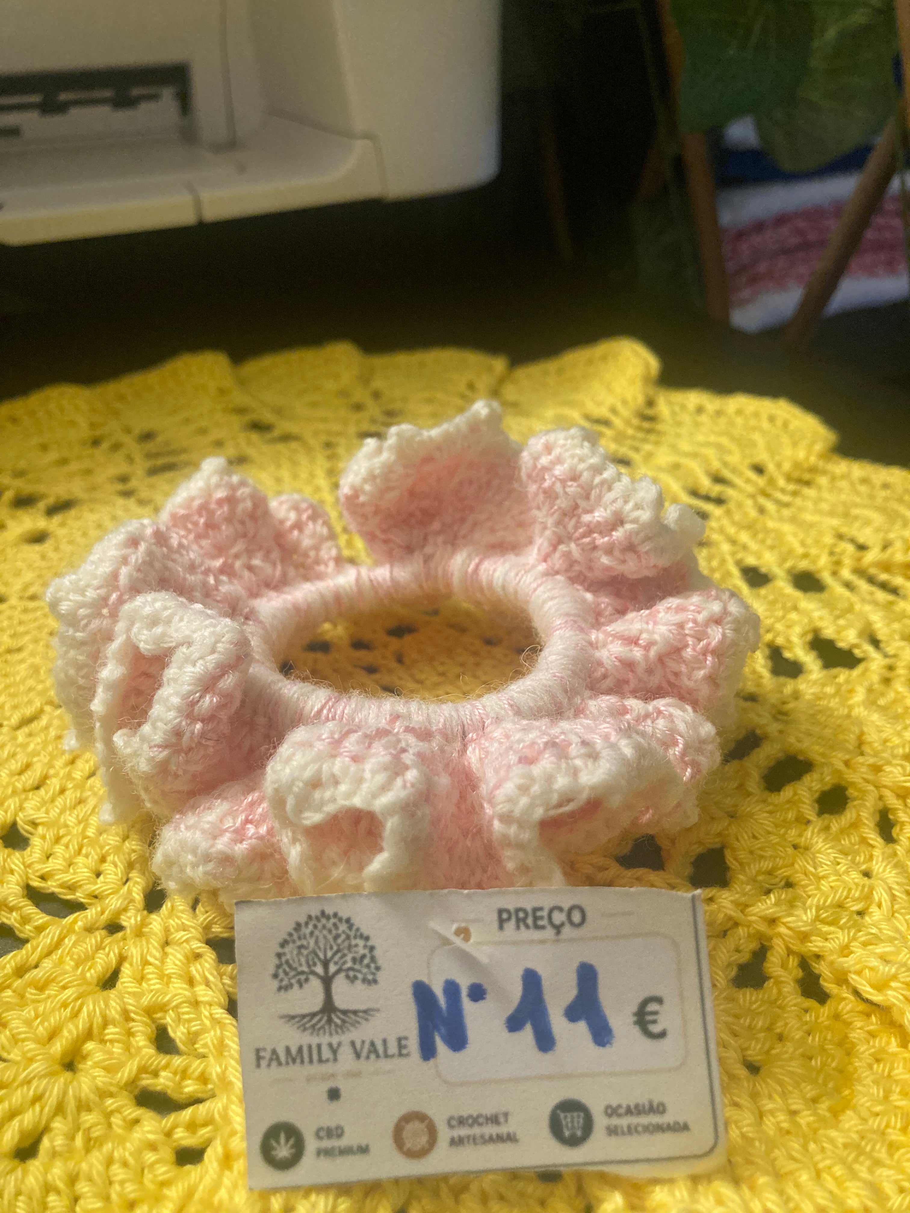 Chouchou de Crochet Artesanal – Adolescentes & Mulher