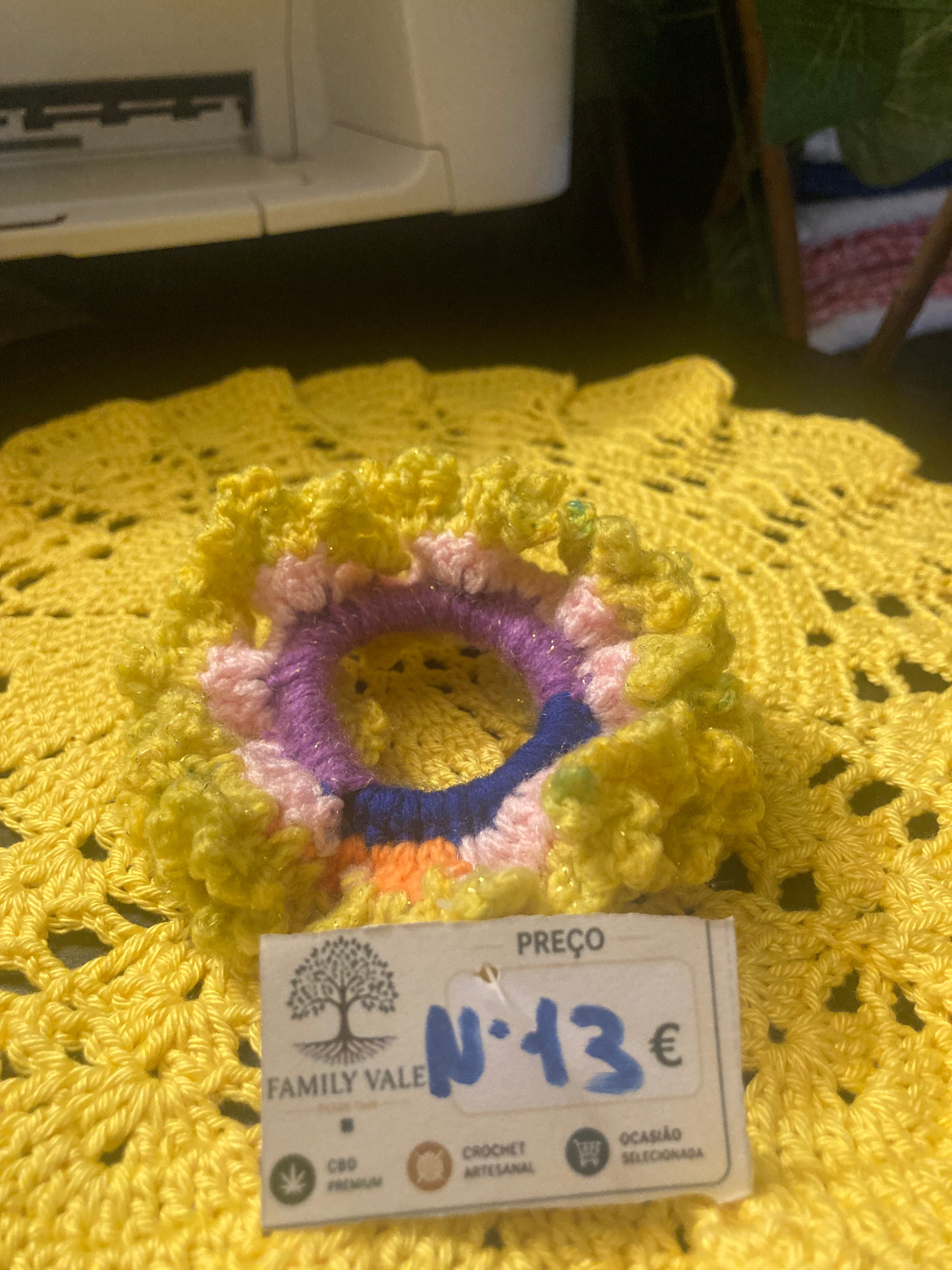 Chouchou de Crochet Artesanal – Bebés & Meninas