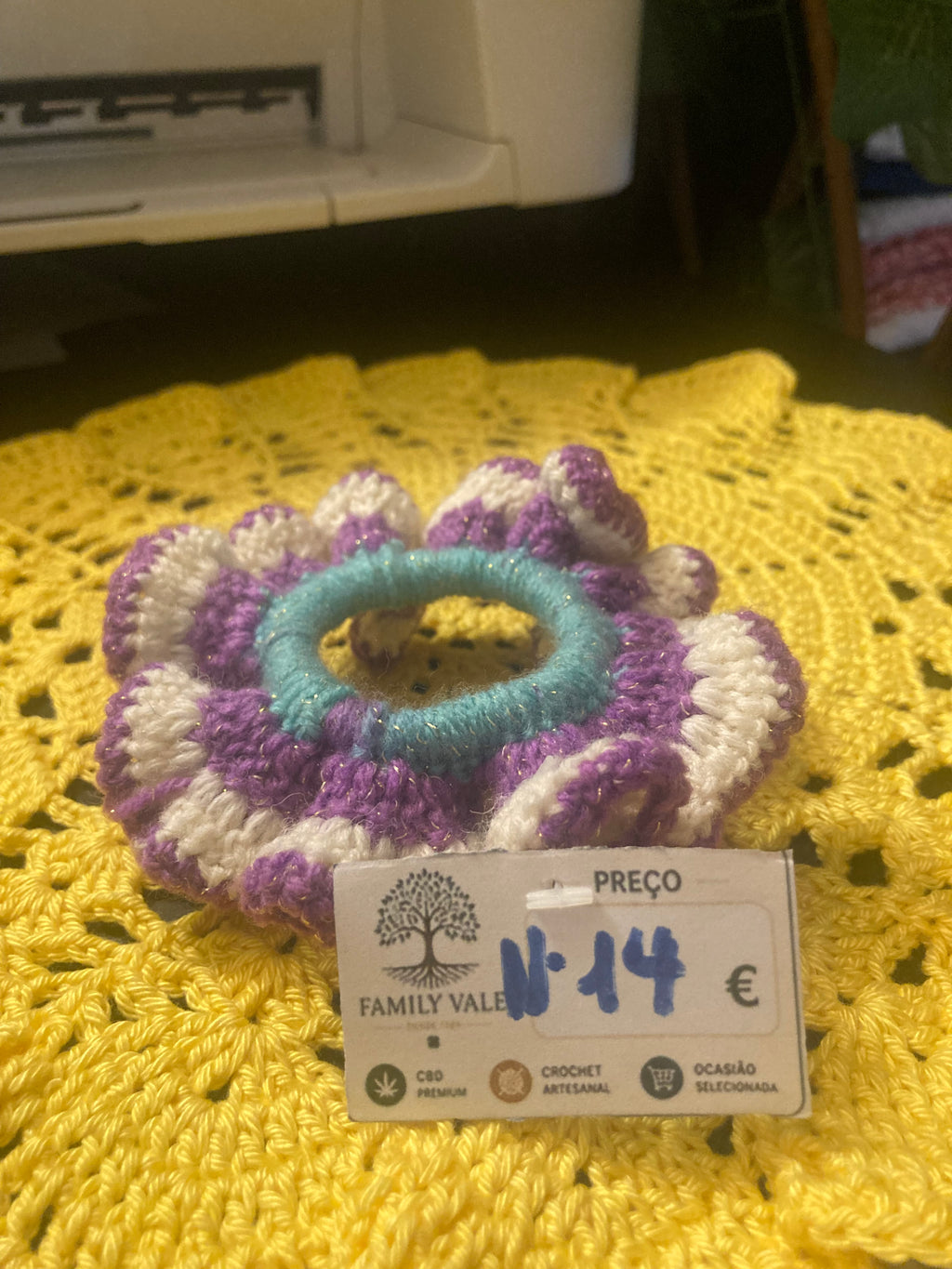 Chouchou de Crochet Artesanal – Bebés & Meninas