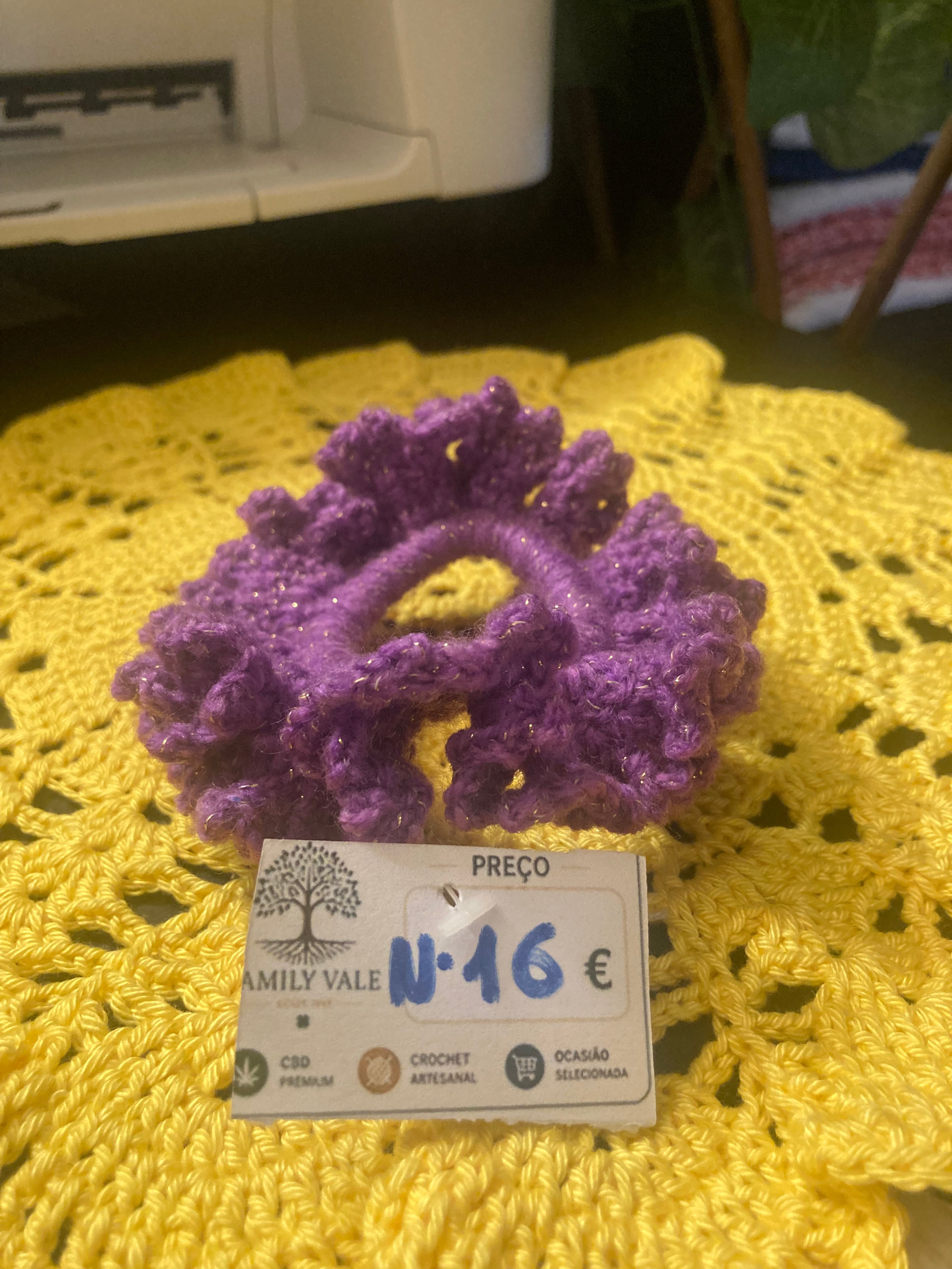 Chouchou de Crochet Artesanal – Bebés & Meninas