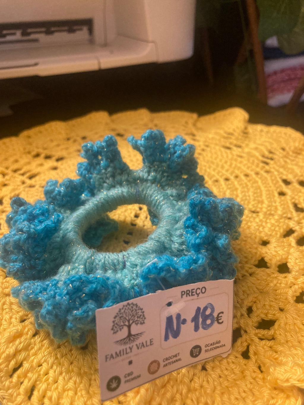Chouchou de Crochet Artesanal – Bebés & Meninas