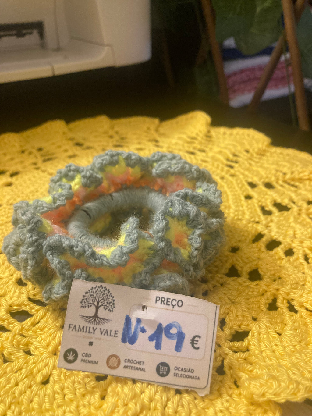Chouchou de Crochet Artesanal – Bebés & Meninas
