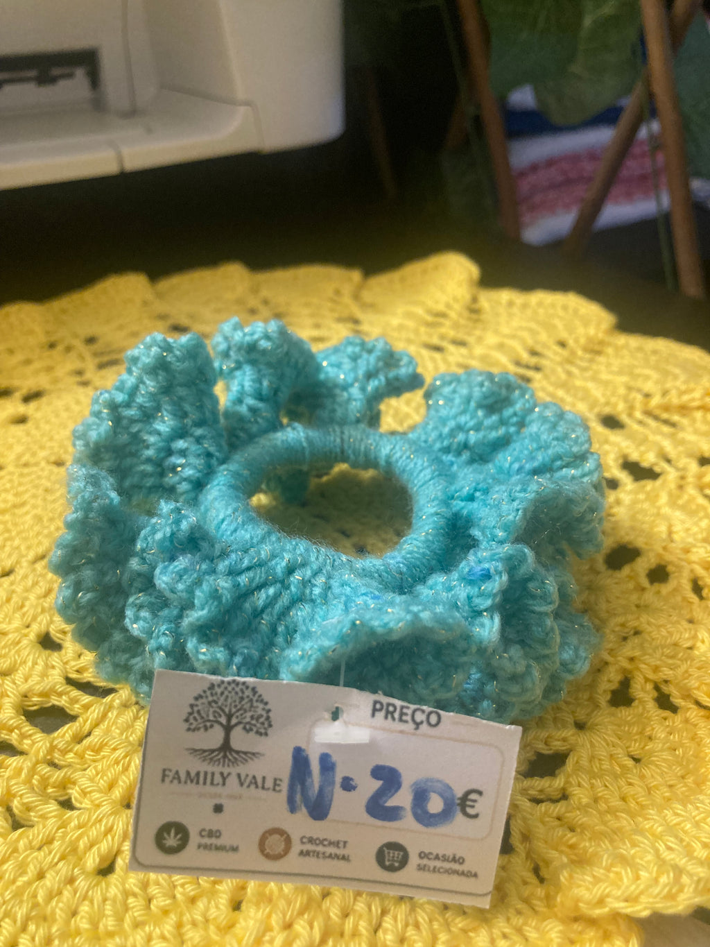 Chouchou de Crochet Artesanal – Bebés & Meninas