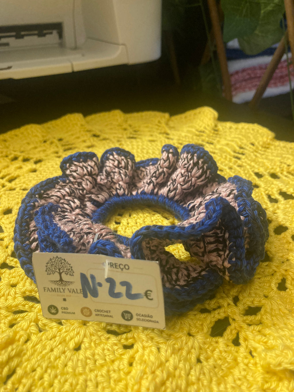 Chouchou de Crochet Artesanal – Bebés & Meninas