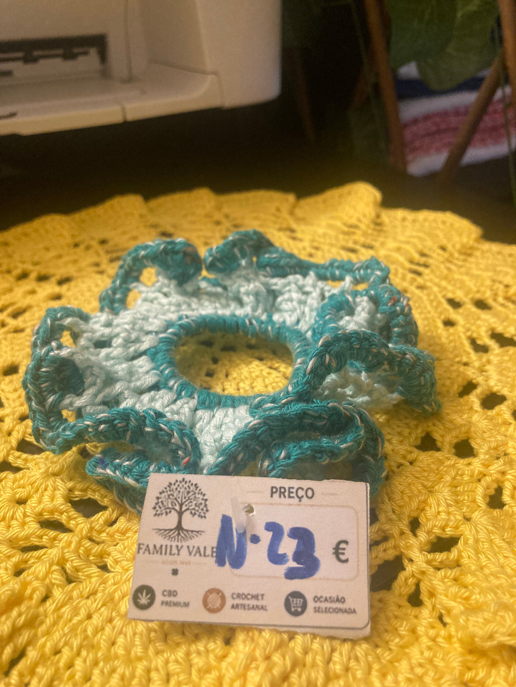 Chouchou de Crochet Artesanal – Bebés & Meninas