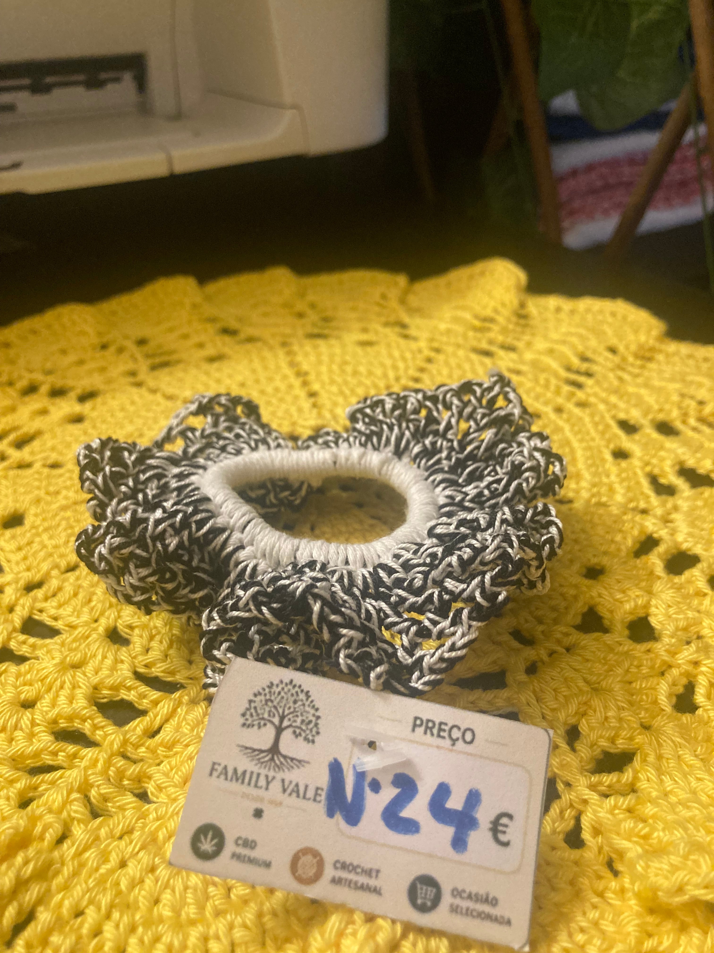Chouchou de Crochet Artesanal – Adolescentes & Mulher