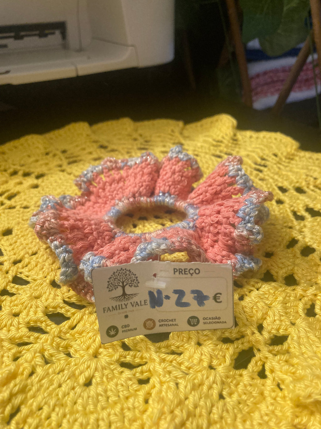 Chouchou de Crochet Artesanal – Bebés & Meninas