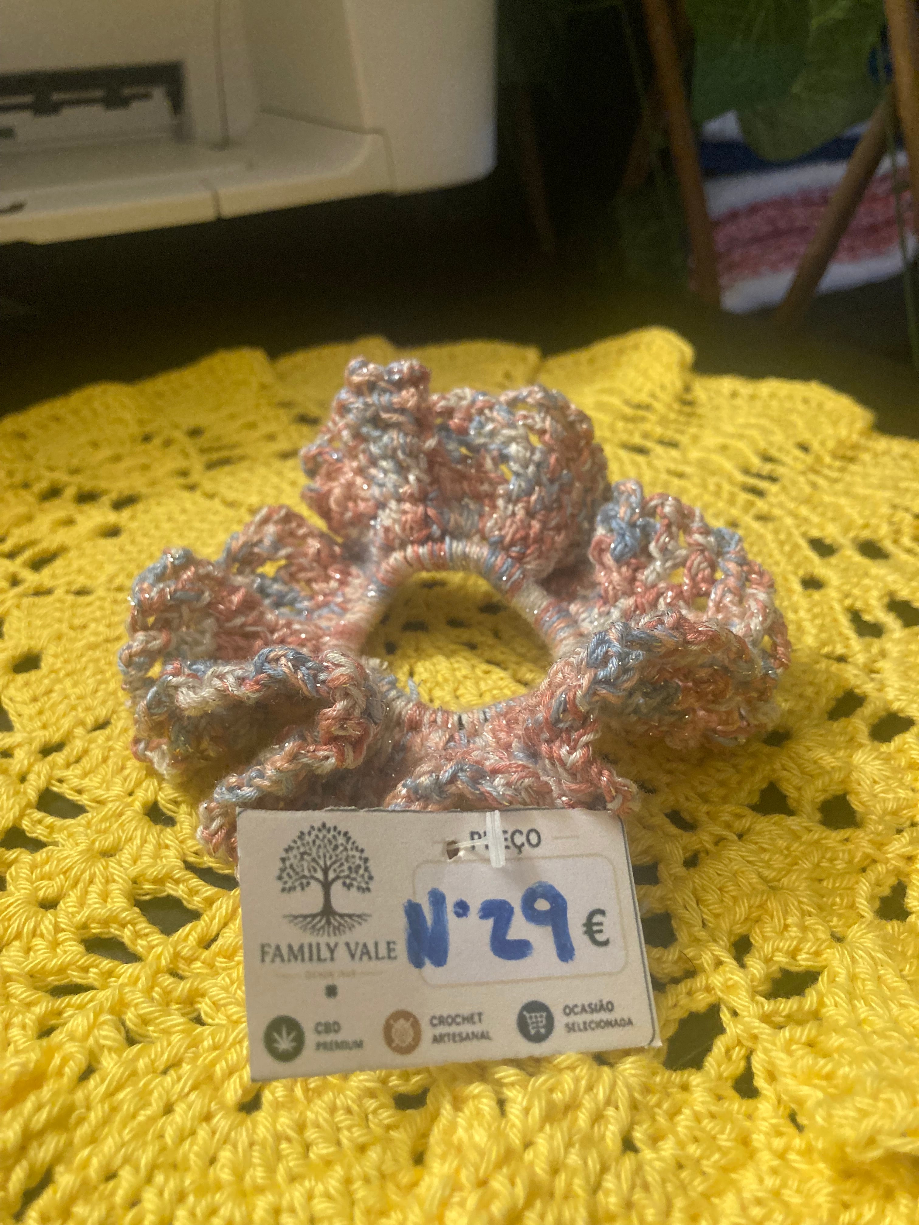 Chouchou de Crochet Artesanal – Adolescentes & Mulher