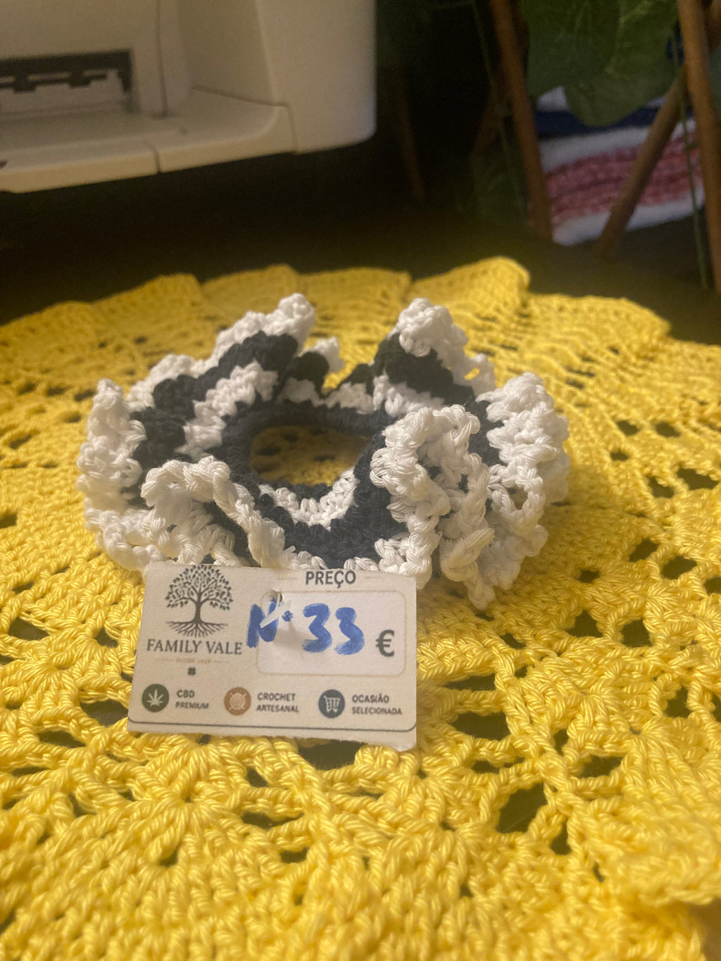 Chouchou de Crochet Artesanal – Bebés & Meninas