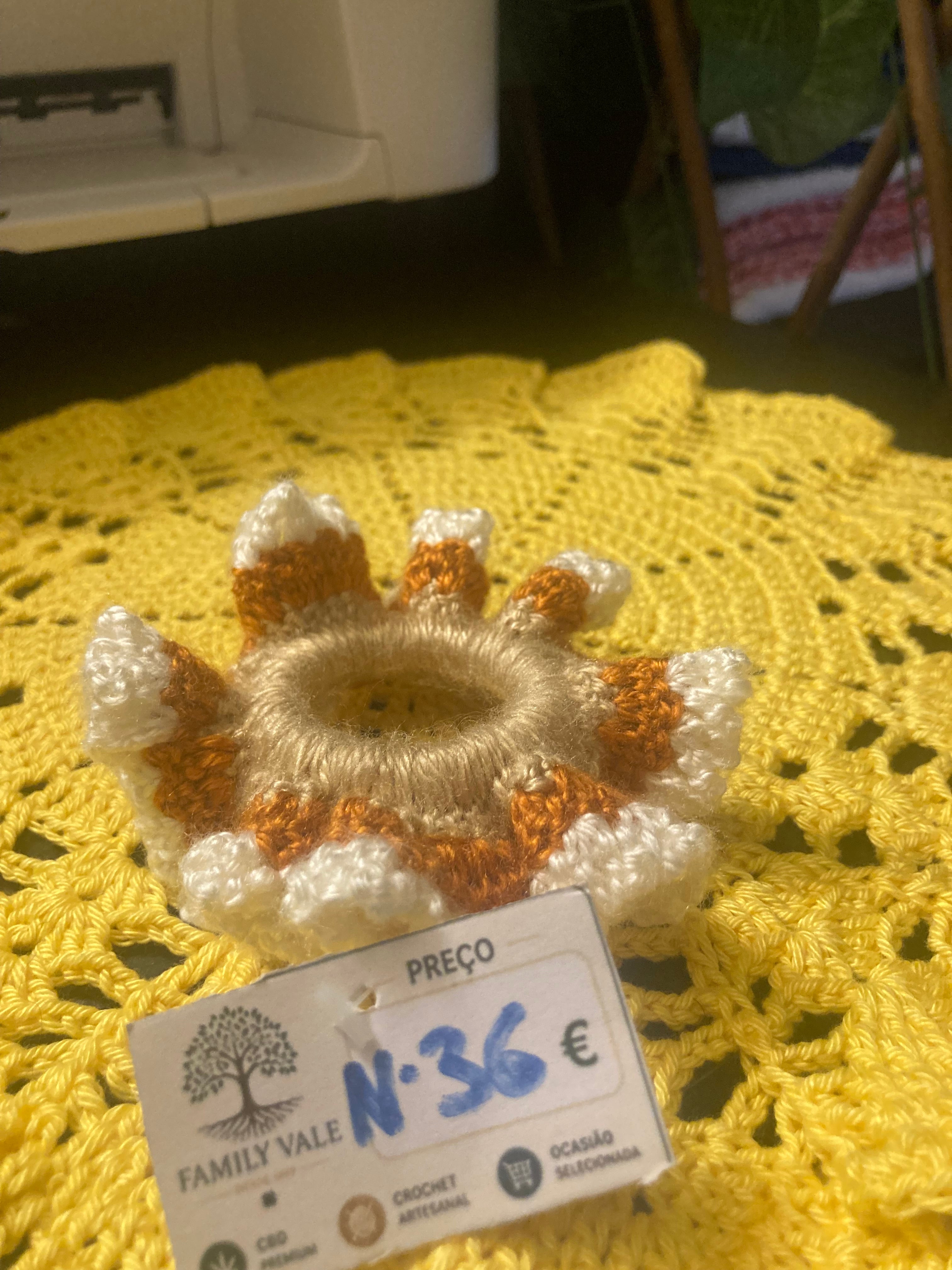 Chouchou de Crochet Artesanal – Adolescentes & Mulher