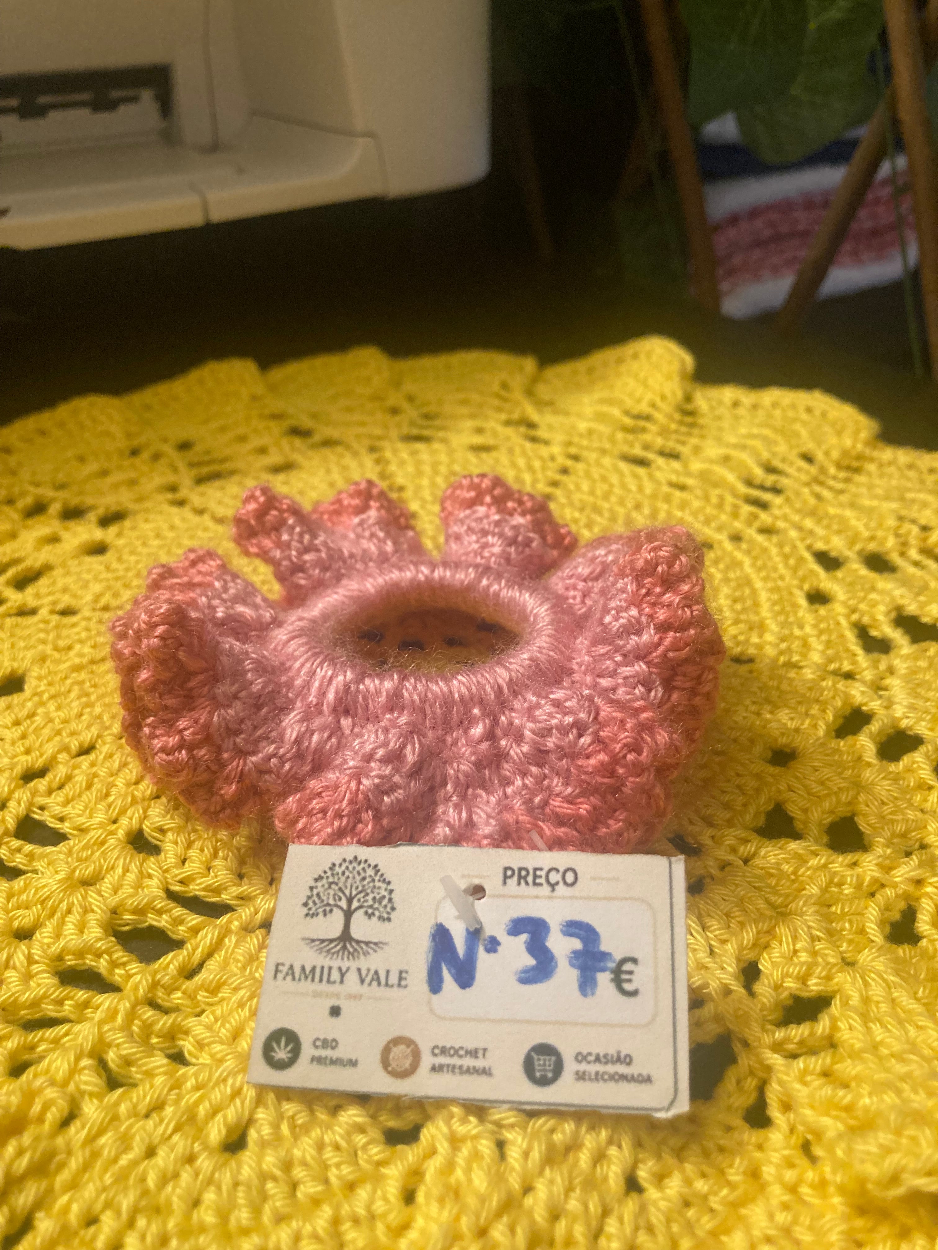 Chouchou de Crochet Artesanal – Adolescentes & Mulher