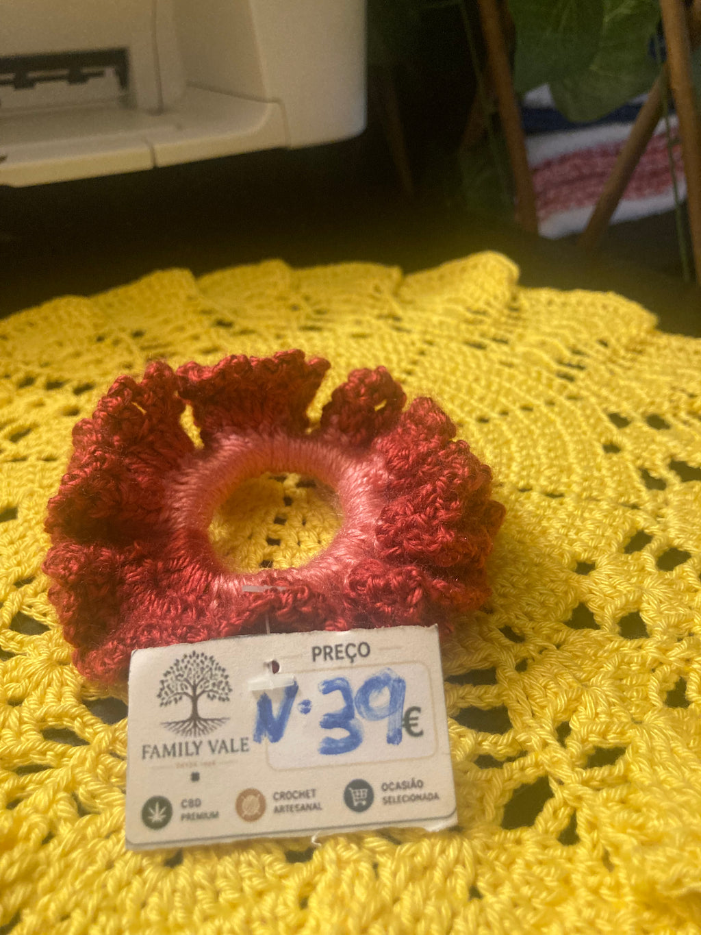 Chouchou de Crochet Artesanal – Bebés & Meninas
