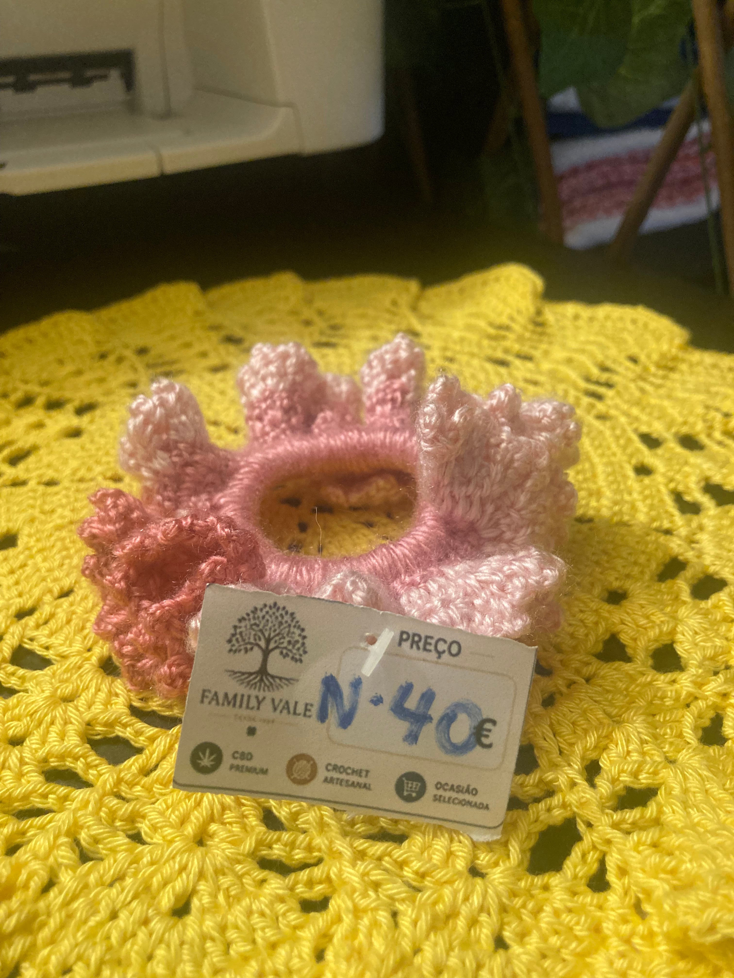 Chouchou de Crochet Artesanal – Adolescentes & Mulher