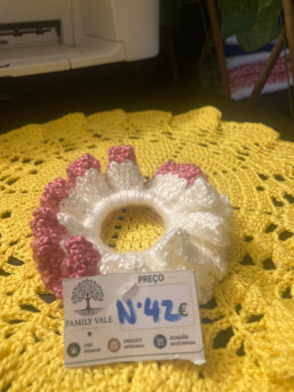 Chouchou de Crochet Artesanal – Bebés & Meninas