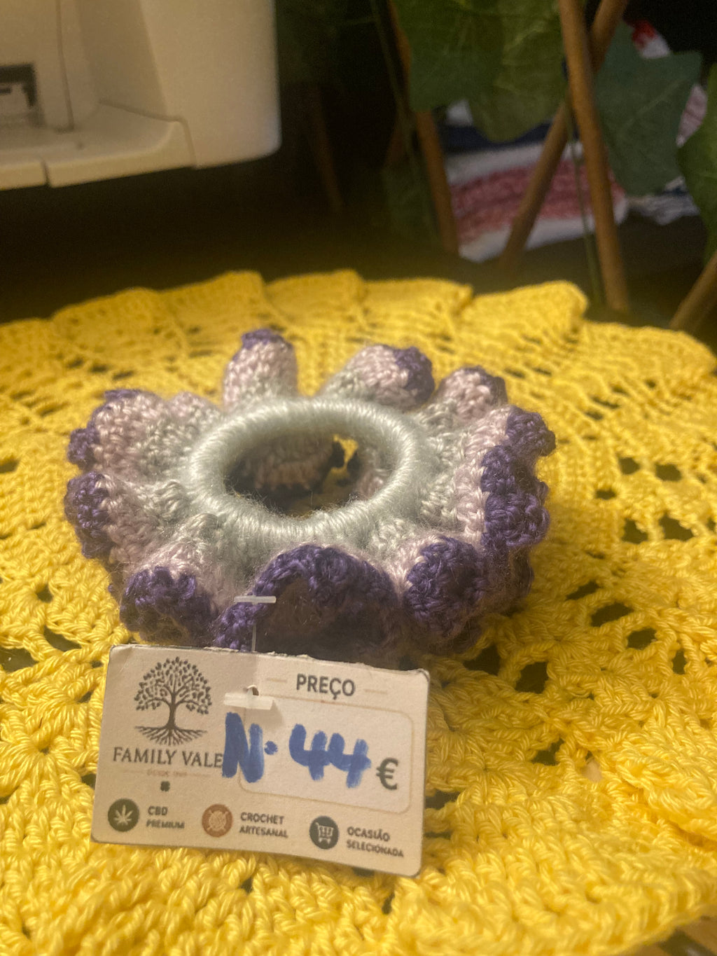 Chouchou de Crochet Artesanal – Bebés & Meninas