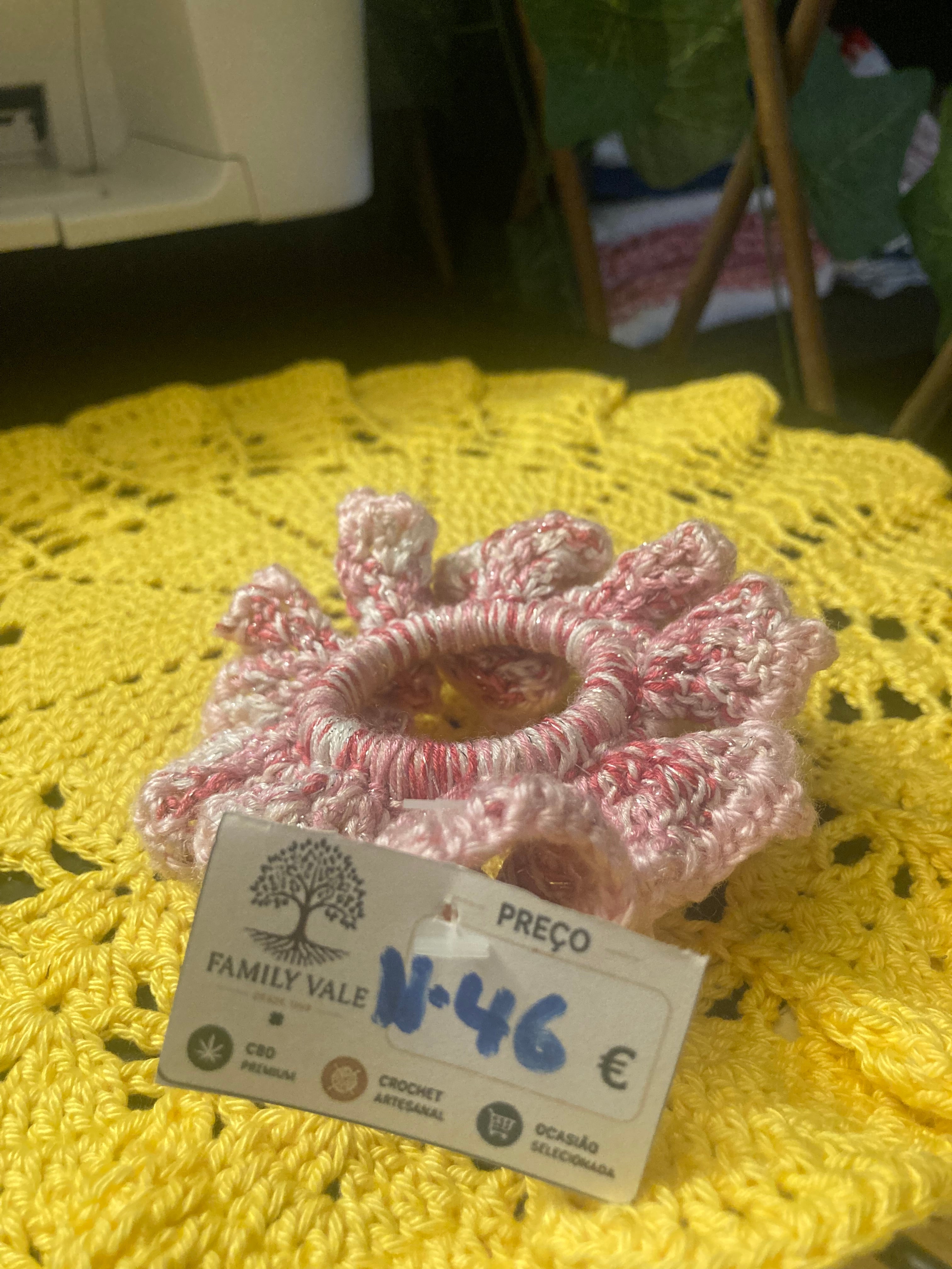 Chouchou de Crochet Artesanal – Adolescentes & Mulher