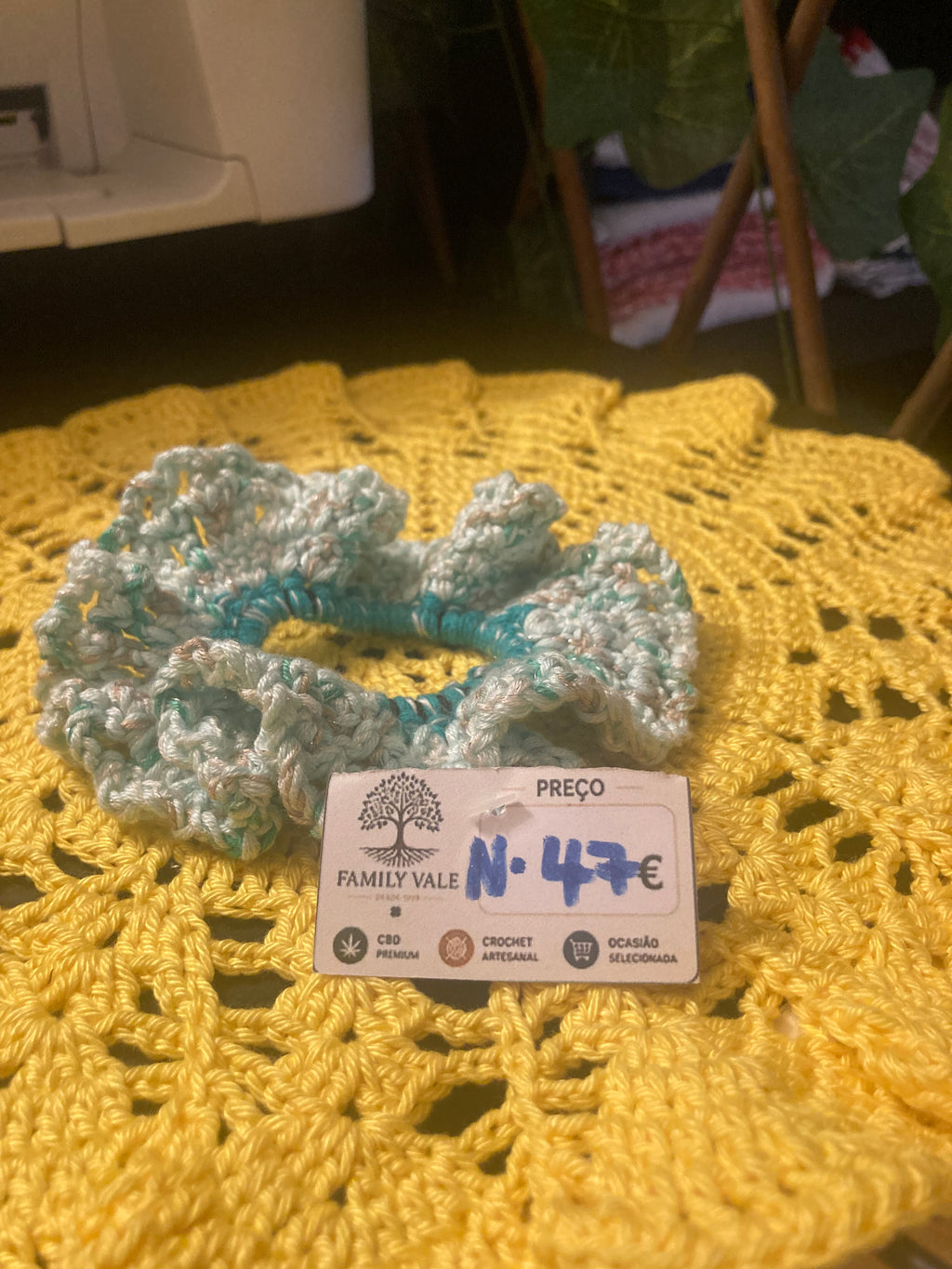 Chouchou de Crochet Artesanal – Bebés & Meninas
