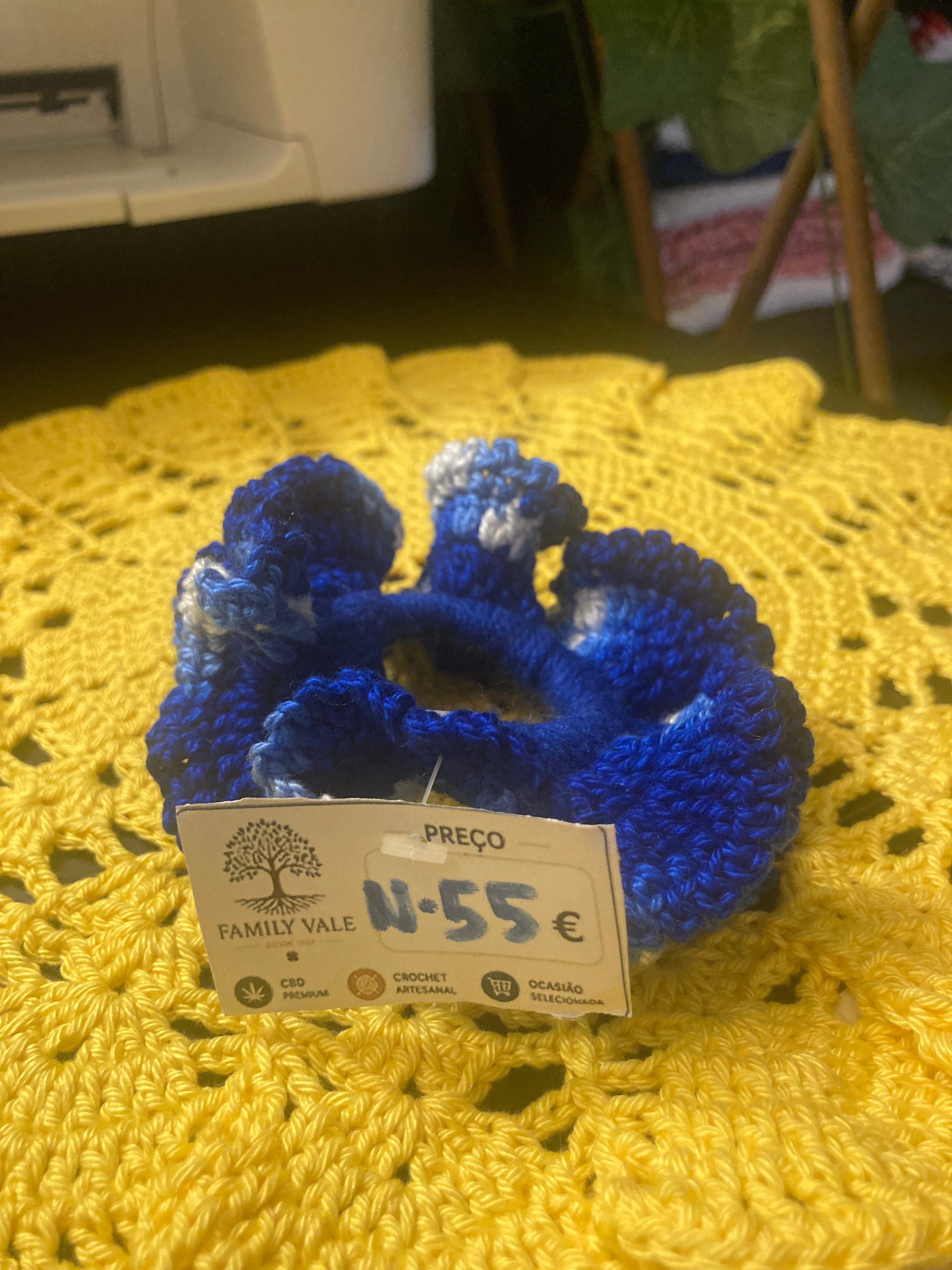 Chouchou de Crochet Artesanal – Adolescentes & Mulher