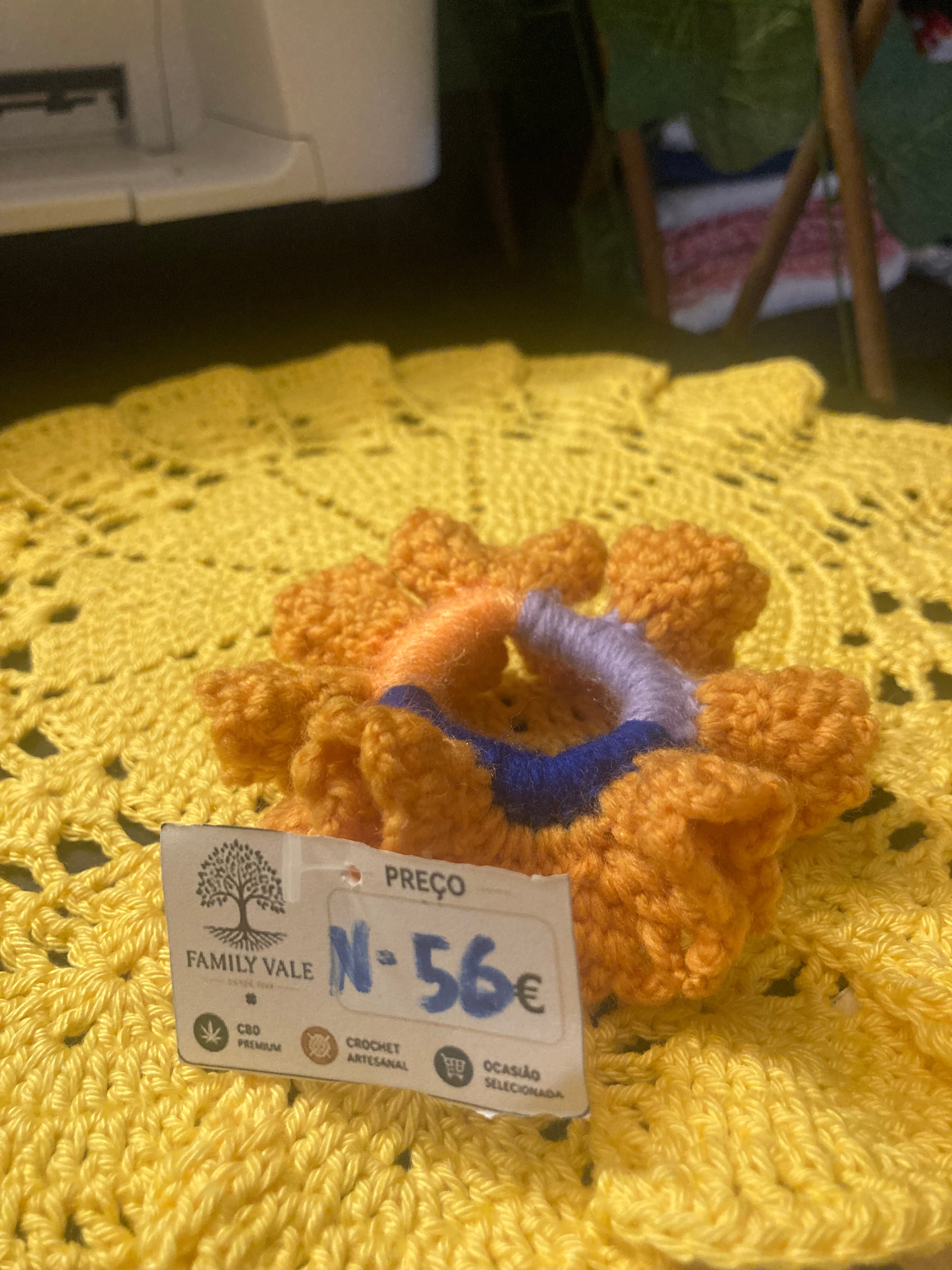 Chouchou de Crochet Artesanal – Adolescentes & Mulher