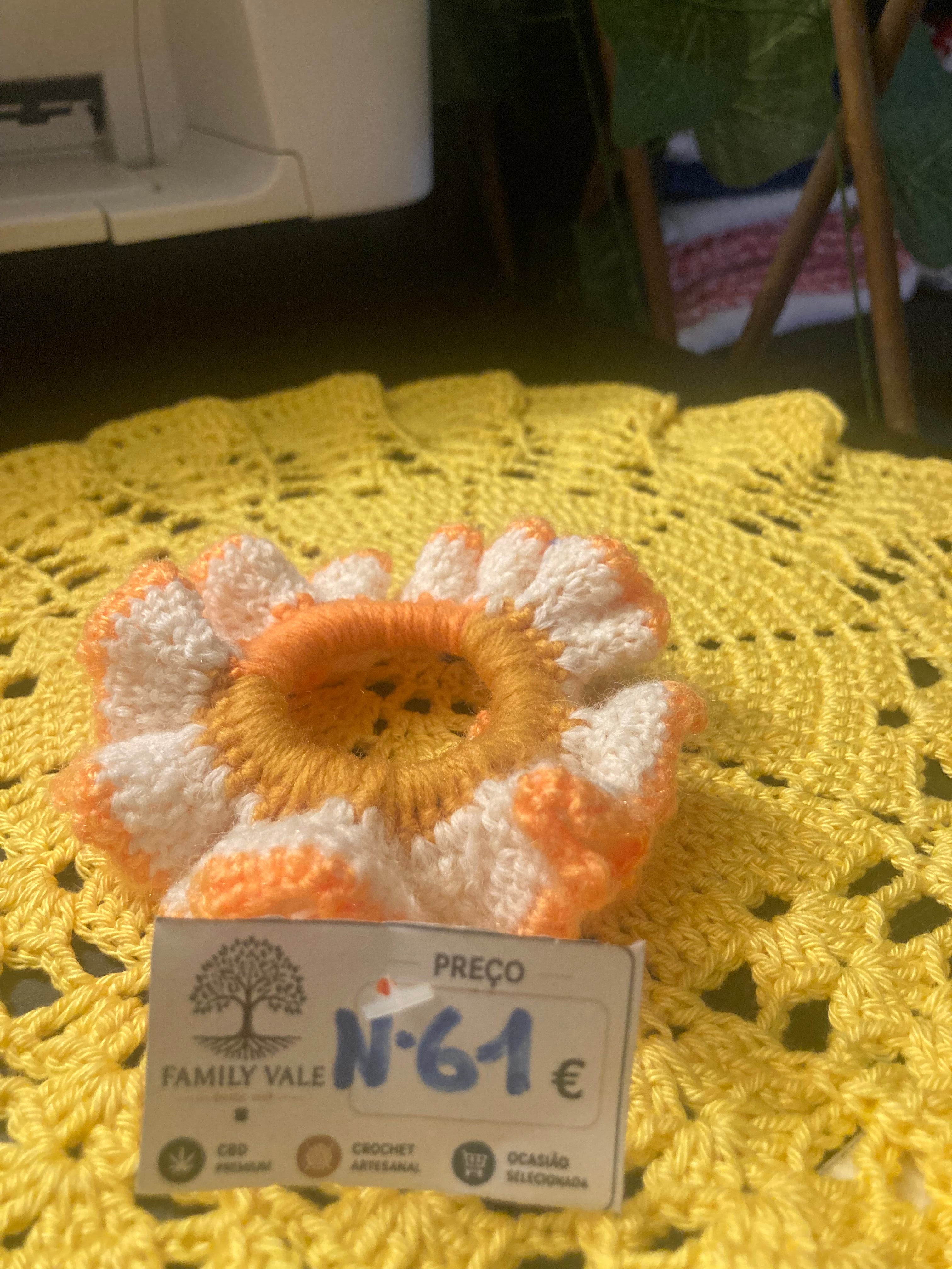 Chouchou de Crochet Artesanal – Adolescentes & Mulher