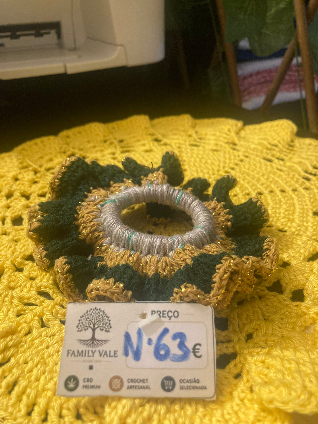 Chouchou de Crochet Artesanal – Bebés & Meninas