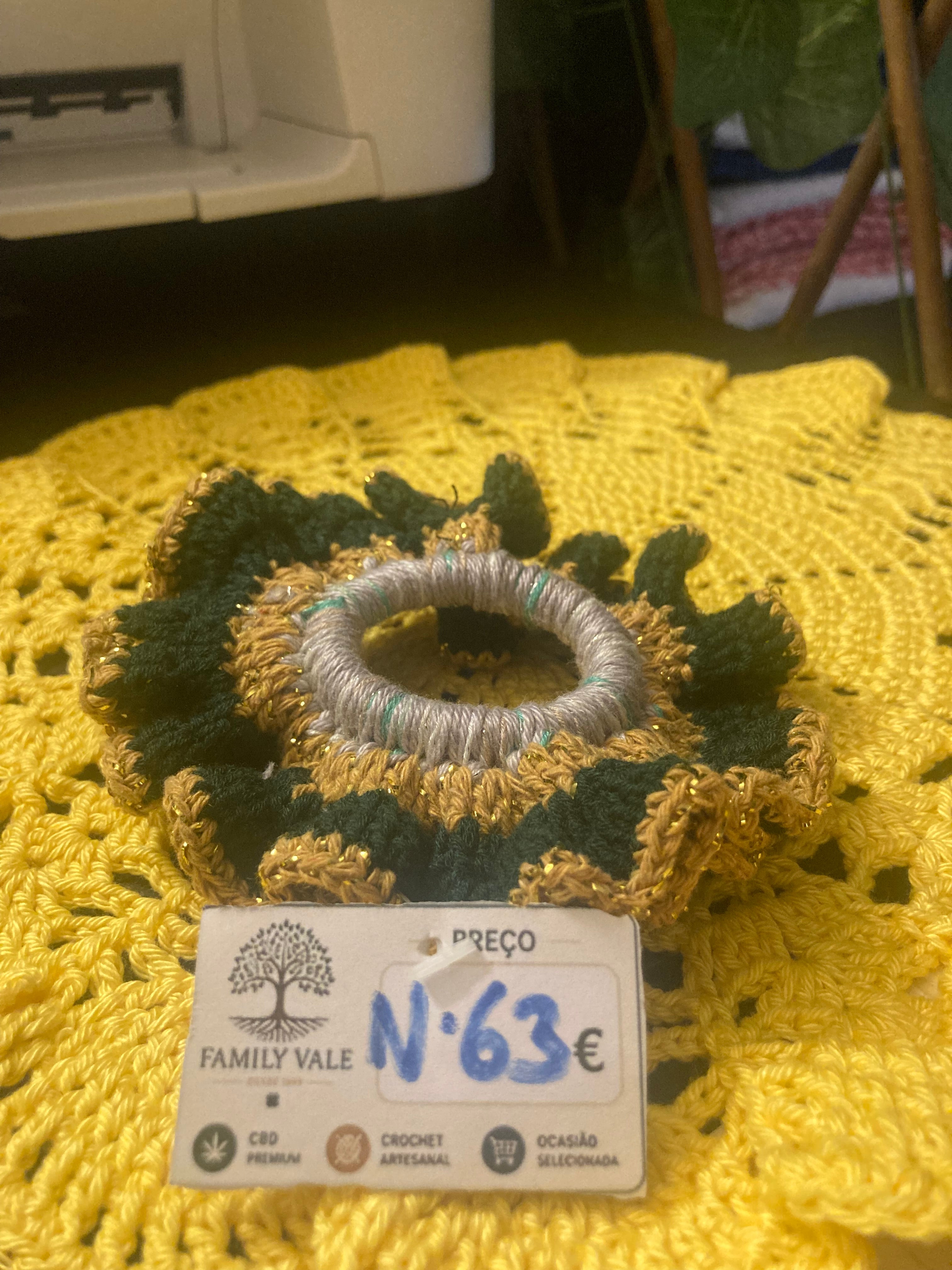 Chouchou de Crochet Artesanal – Adolescentes & Mulher