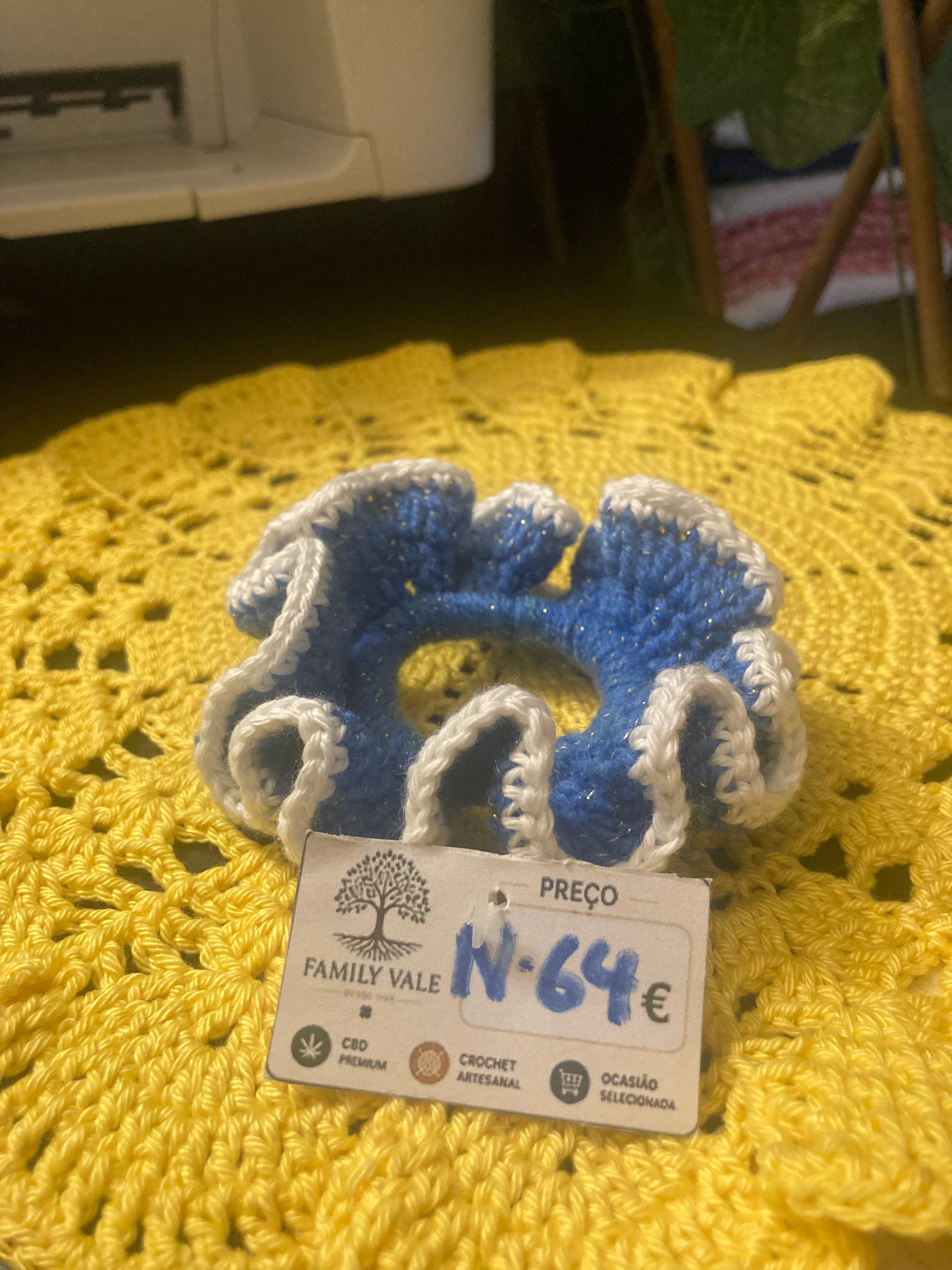 Chouchou de Crochet Artesanal – Adolescentes & Mulher