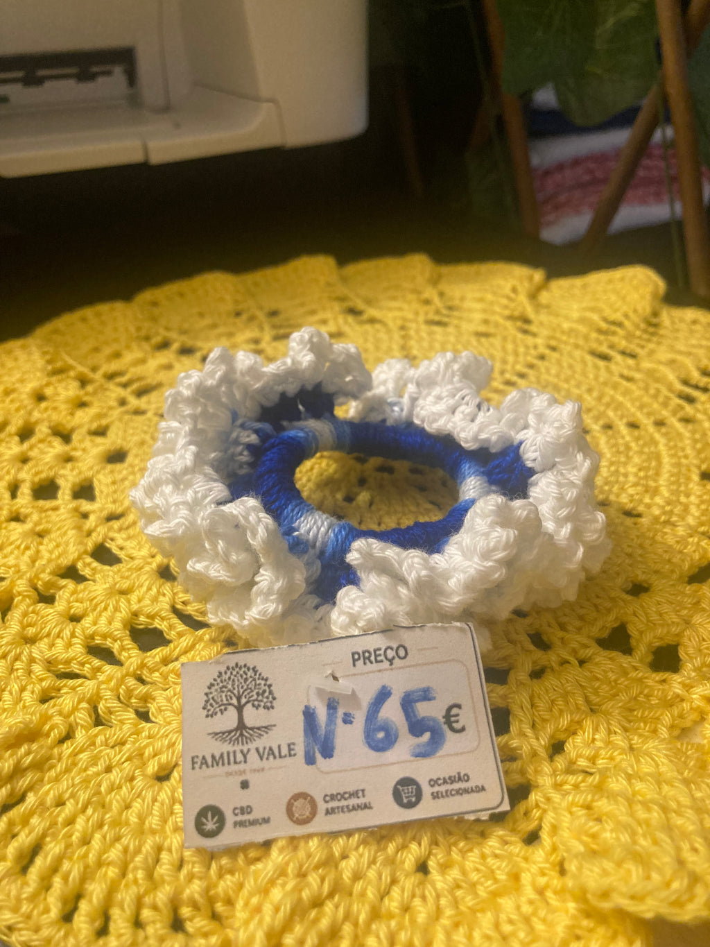 Chouchou de Crochet Artesanal – Bebés & Meninas