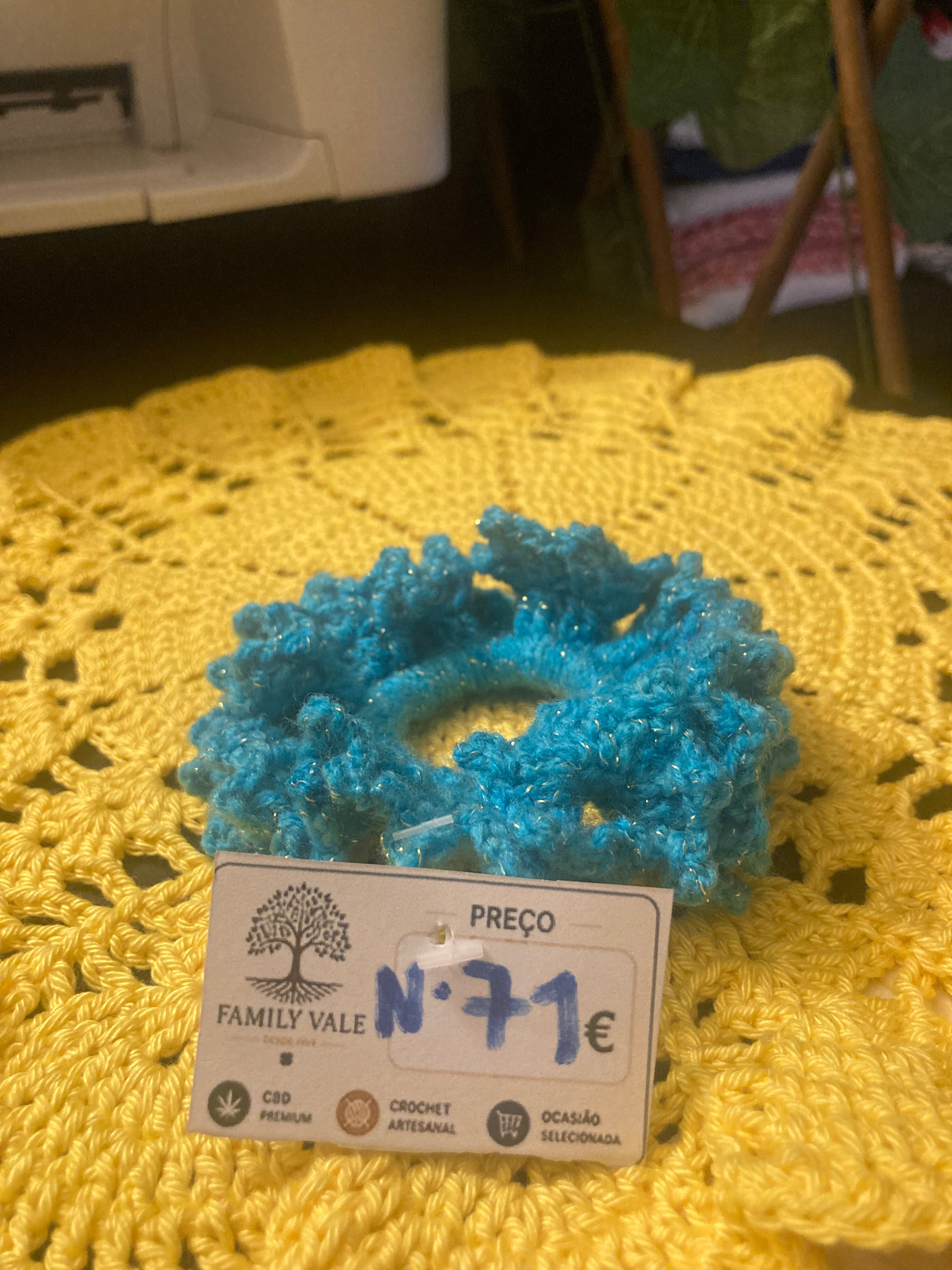 Chouchou de Crochet Artesanal – Adolescentes & Mulher
