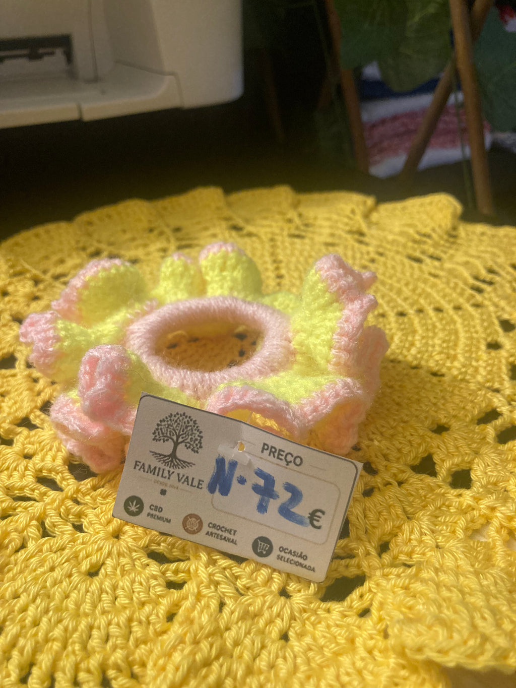 Chouchou de Crochet Artesanal – Bebés & Meninas