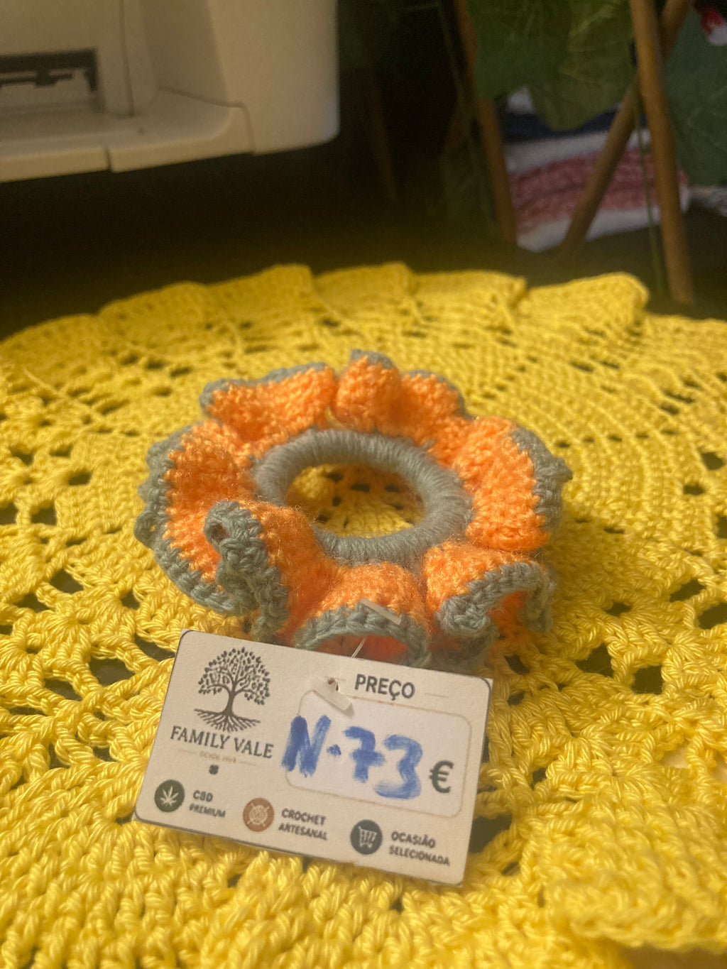 Chouchou de Crochet Artesanal – Bebés & Meninas