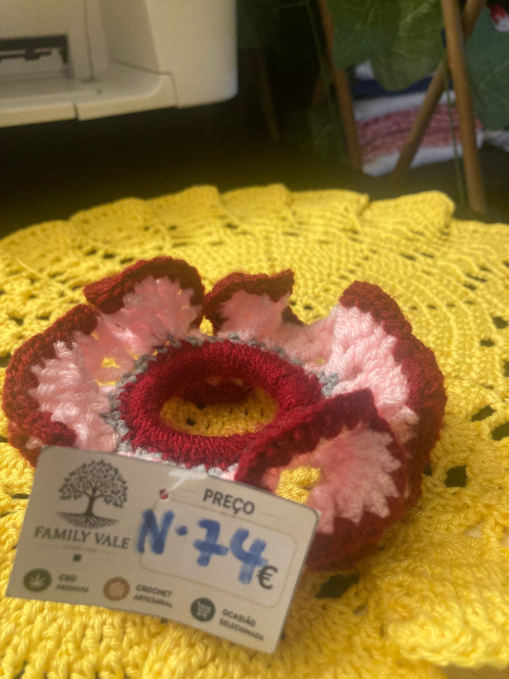 Chouchou de Crochet Artesanal – Bebés & Meninas