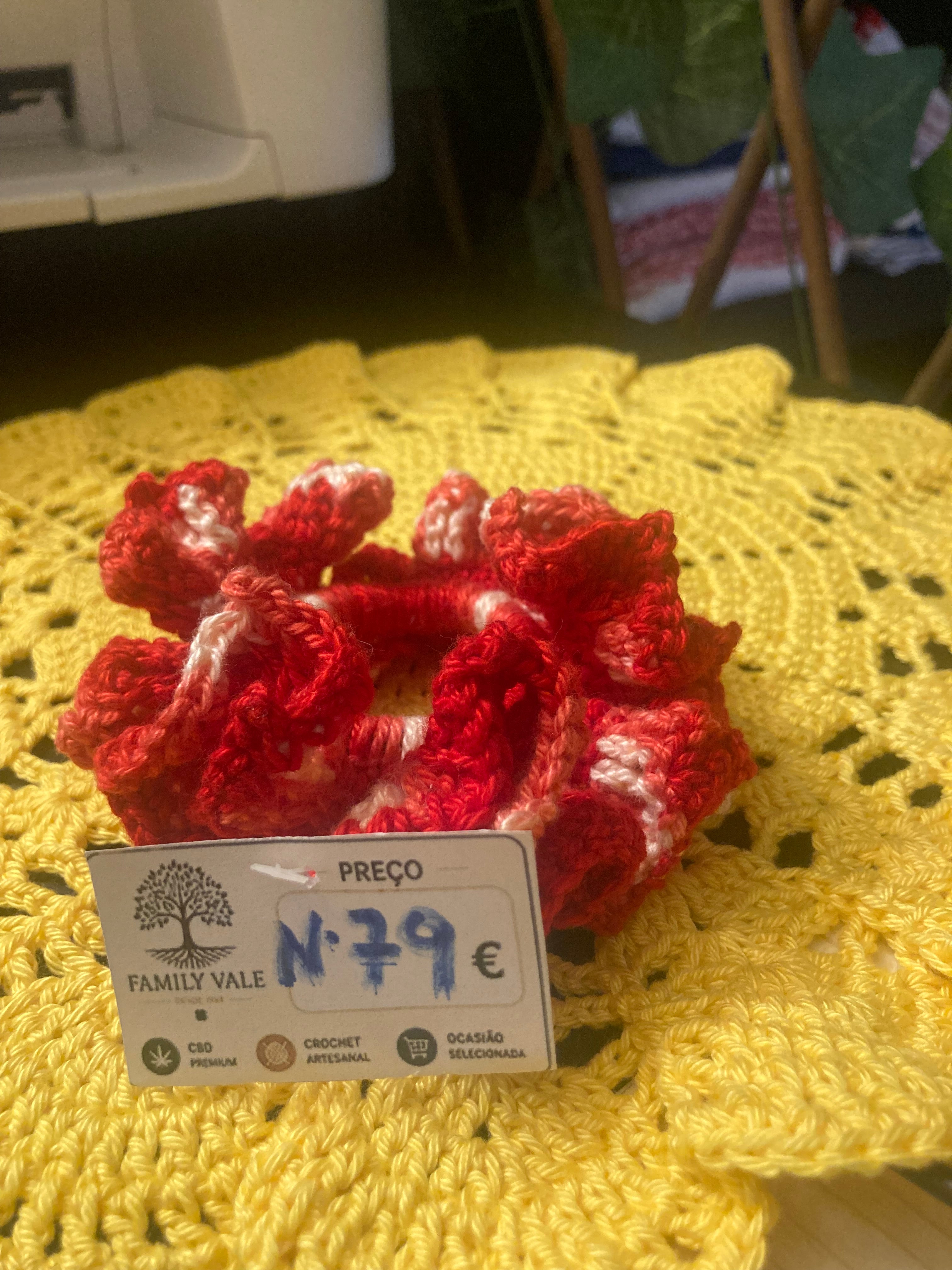 Chouchou de Crochet Artesanal – Adolescentes & Mulher
