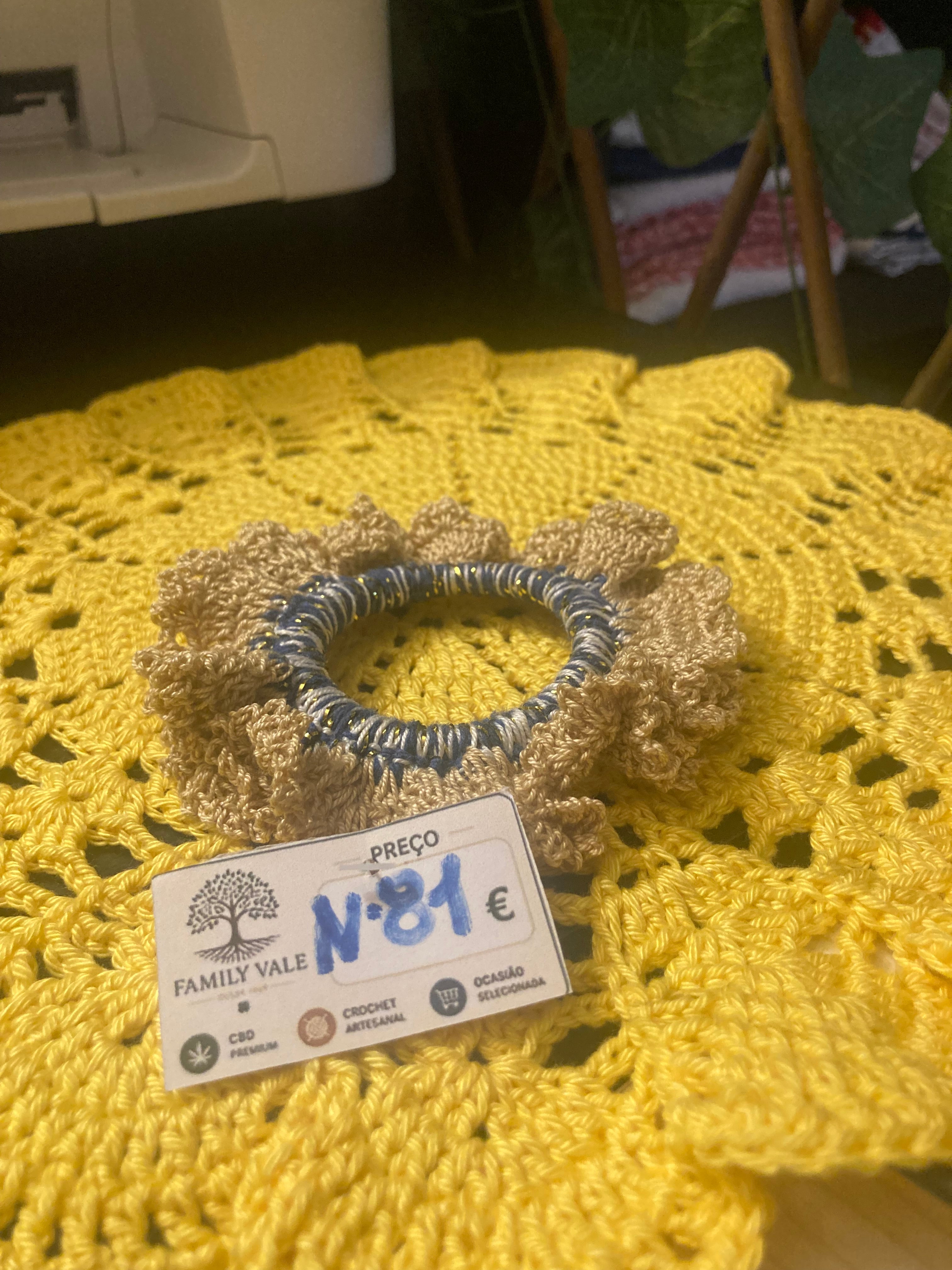 Chouchou de Crochet Artesanal – Adolescentes & Mulher