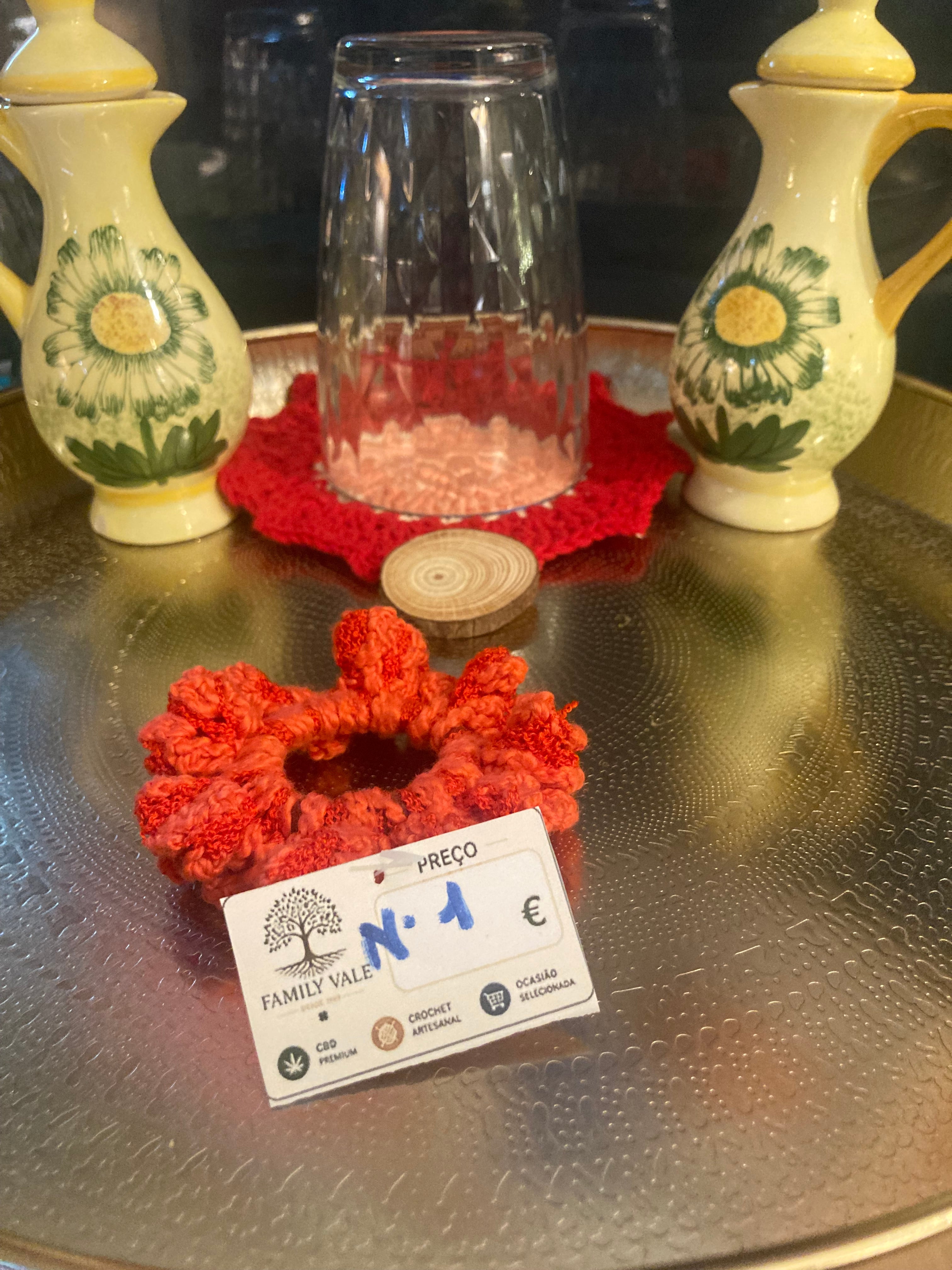 Chouchou de Crochet Artesanal – Bebés & Meninas