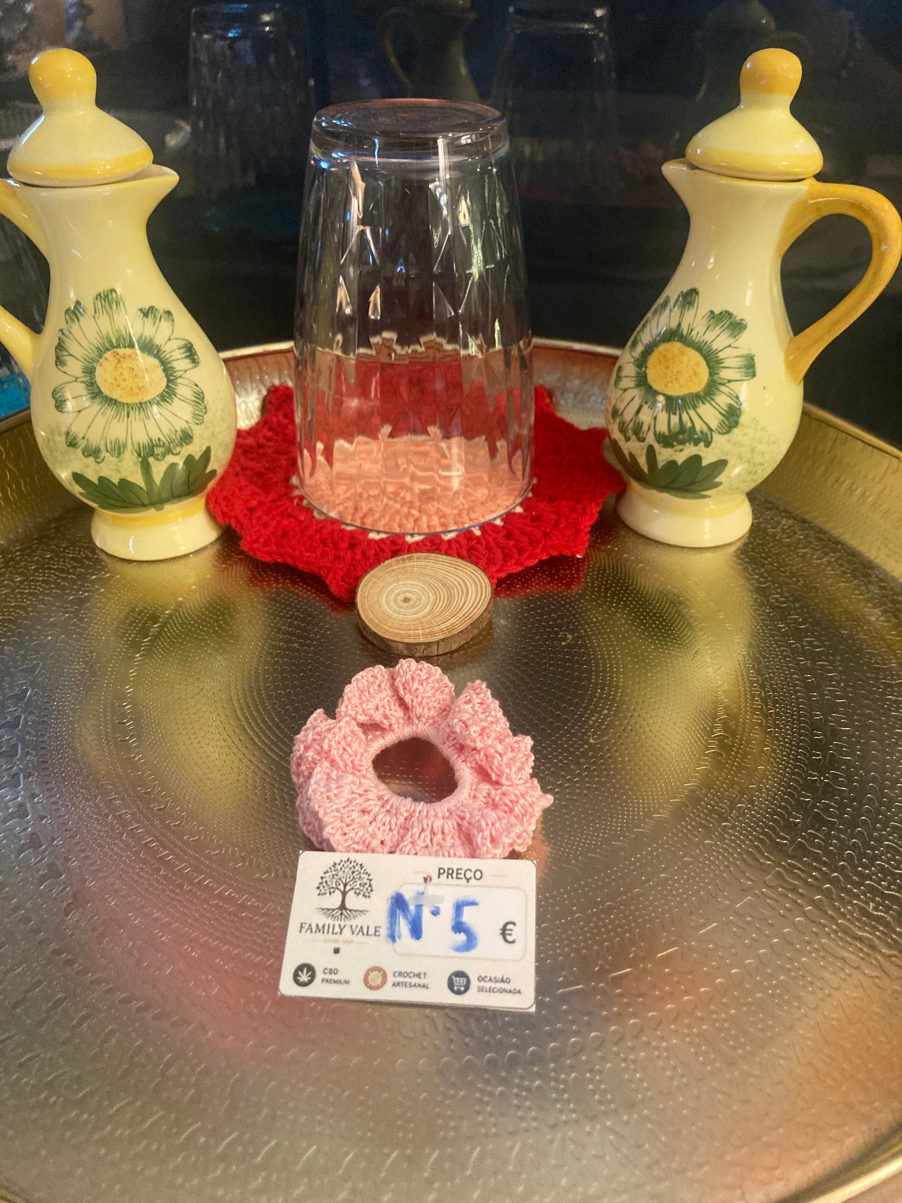 Chouchou de Crochet Artesanal – Bebés & Meninas