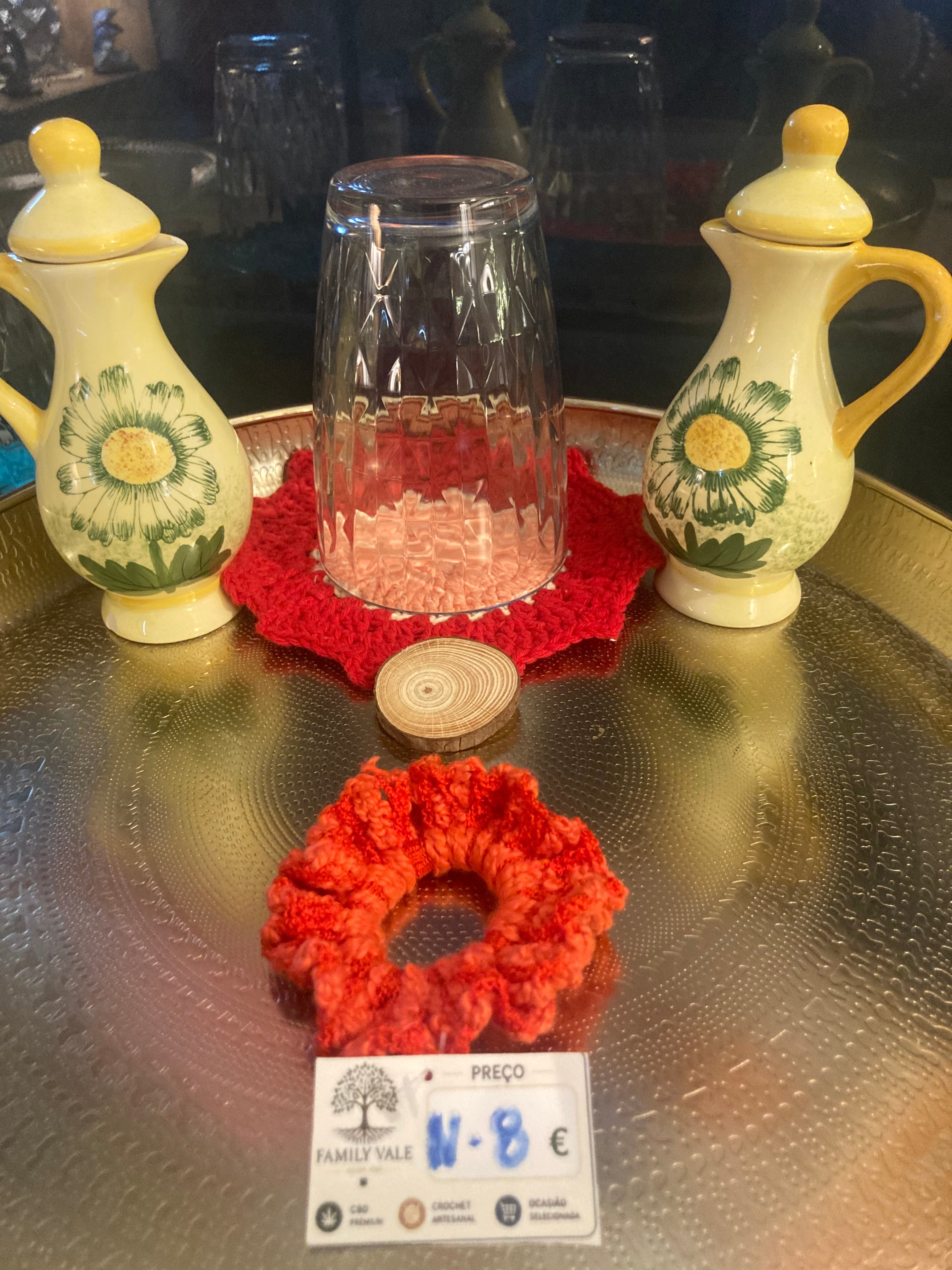 Chouchou de Crochet Artesanal – Bebés & Meninas