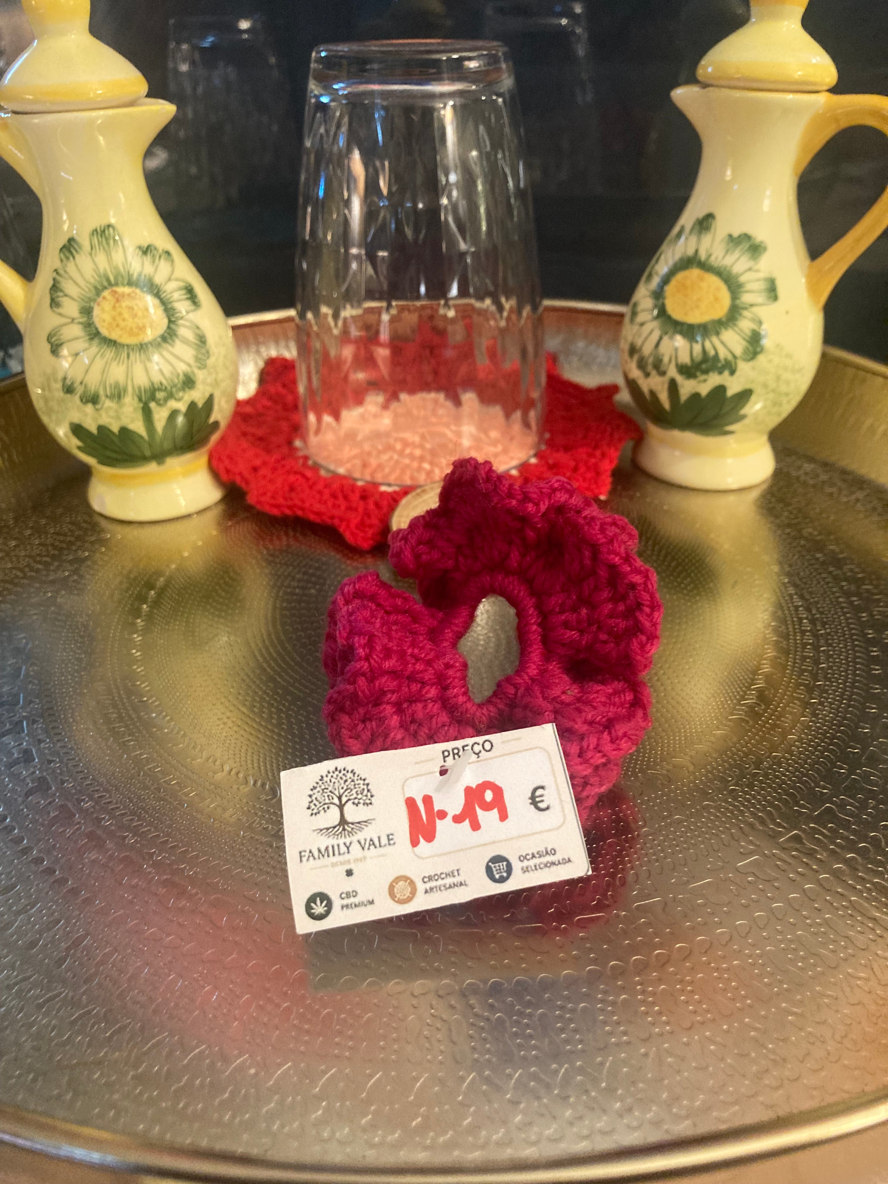 Chouchou de Crochet Artesanal – Bebés & Meninas